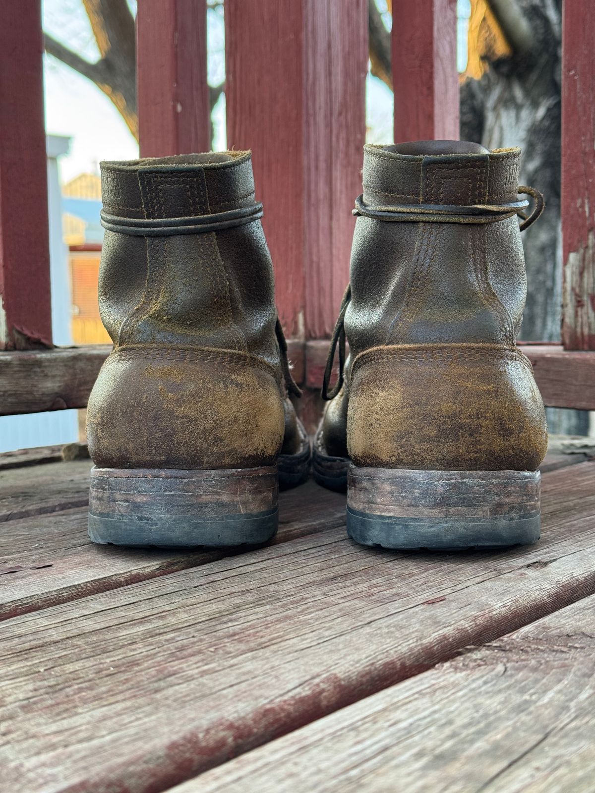 Photo by PatC on March 3, 2026 of the White's CMP-Sherman in Horween Cinnamon Waxed Flesh.