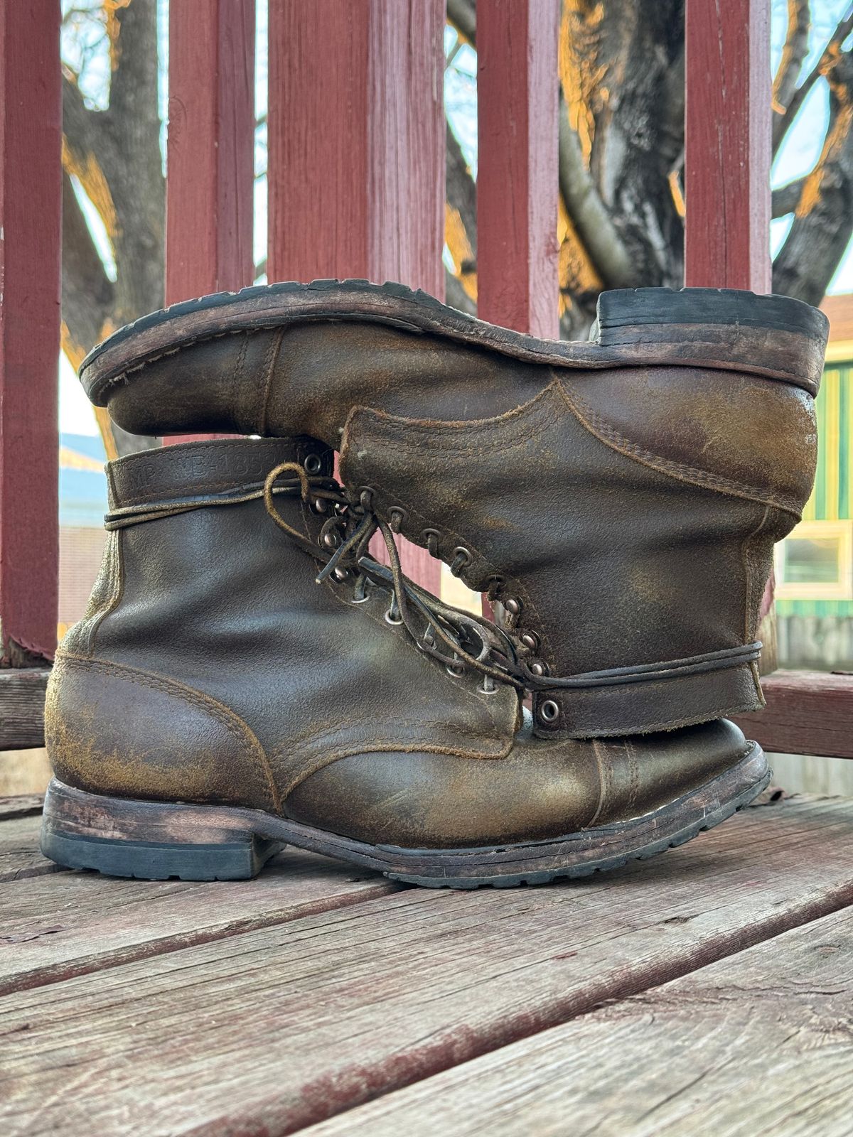 Photo by PatC on March 3, 2026 of the White's CMP-Sherman in Horween Cinnamon Waxed Flesh.