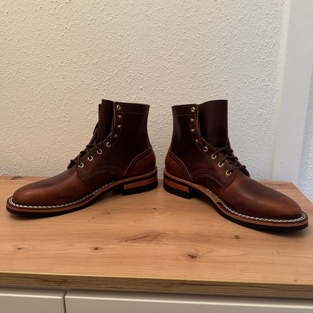Photo by Hans_Waldmann on September 11, 2025 of the Nicks x Parkhurst V3 in Italian Brown Cypress.