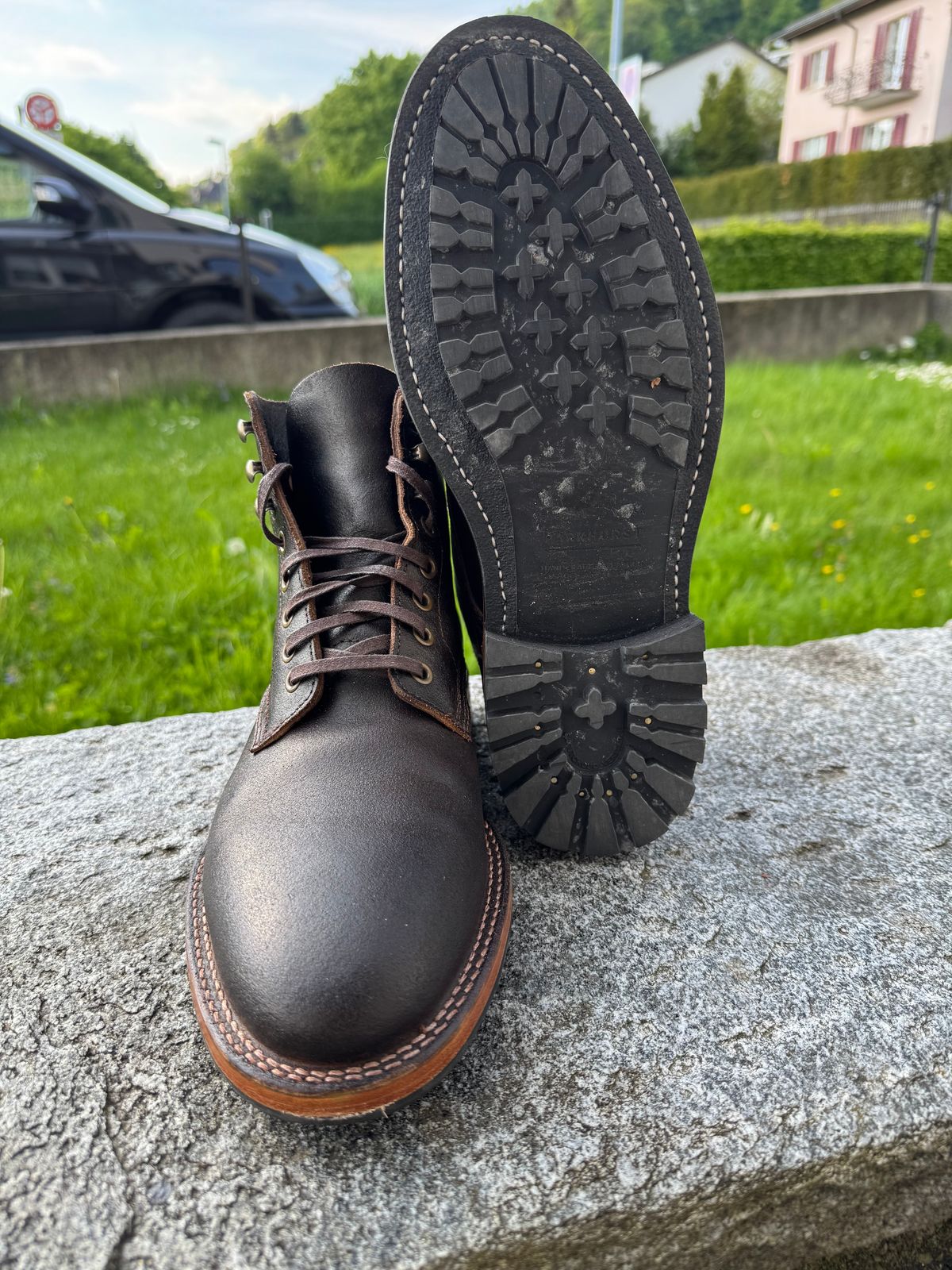 Photo by Hans_Waldmann on April 27, 2025 of the Parkhurst The Allen in Horween Brown Waxed Flesh.
