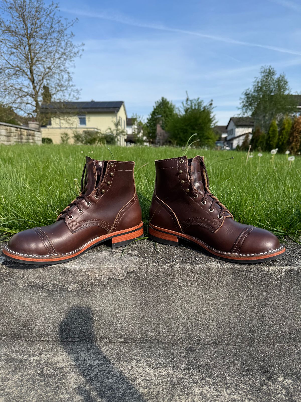 Photo by Hans_Waldmann on April 27, 2025 of the Nicks Americana in Horween Brown Chromexcel.