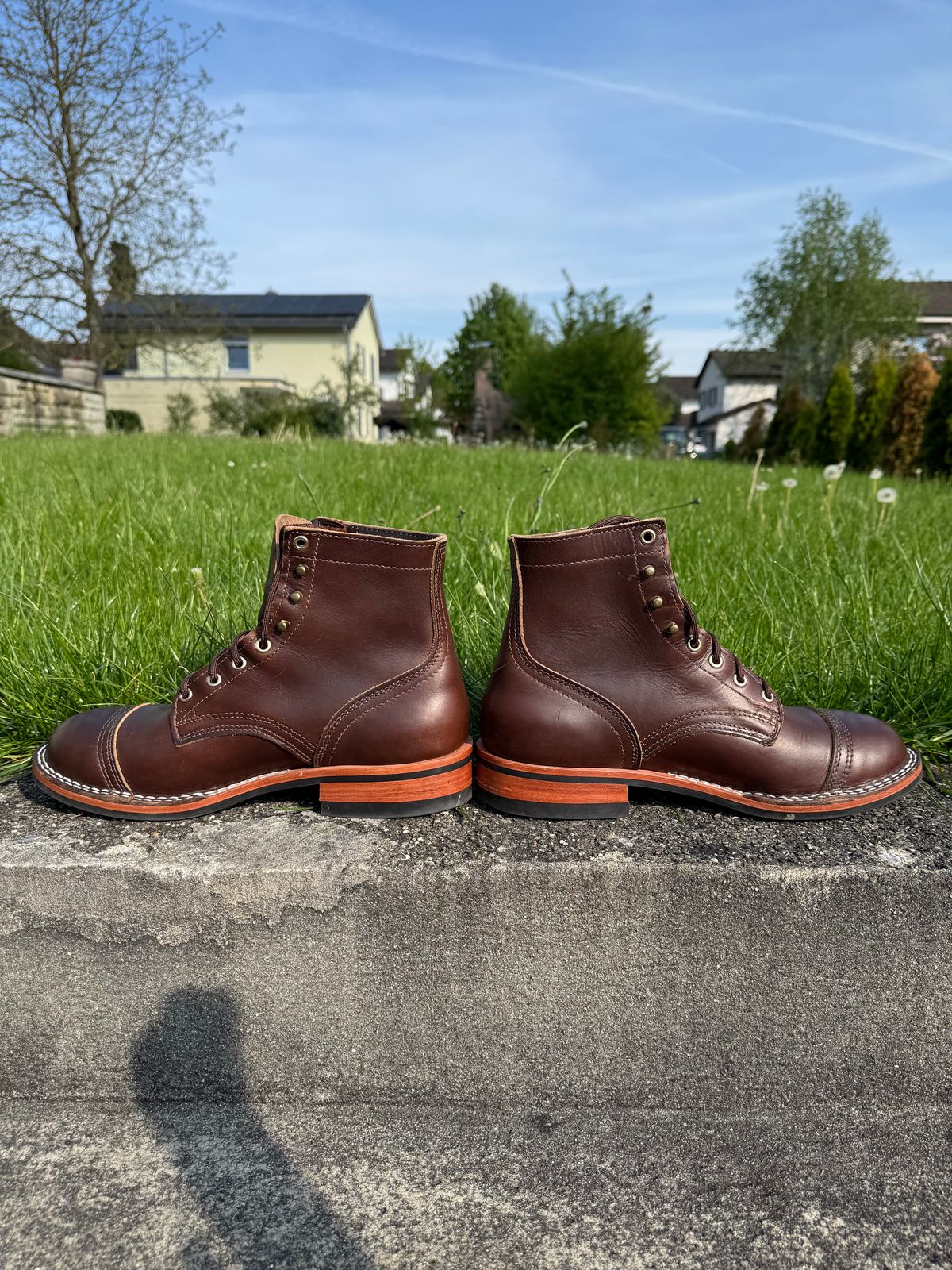 Photo by Hans_Waldmann on April 27, 2025 of the Nicks Americana in Horween Brown Chromexcel.