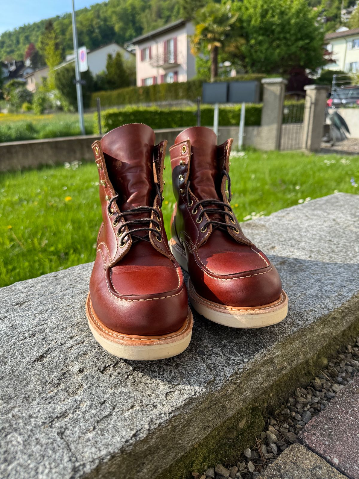 Photo by Hans_Waldmann on April 27, 2025 of the White's Perry 6" Select in Seidel British Tan Double Shot.