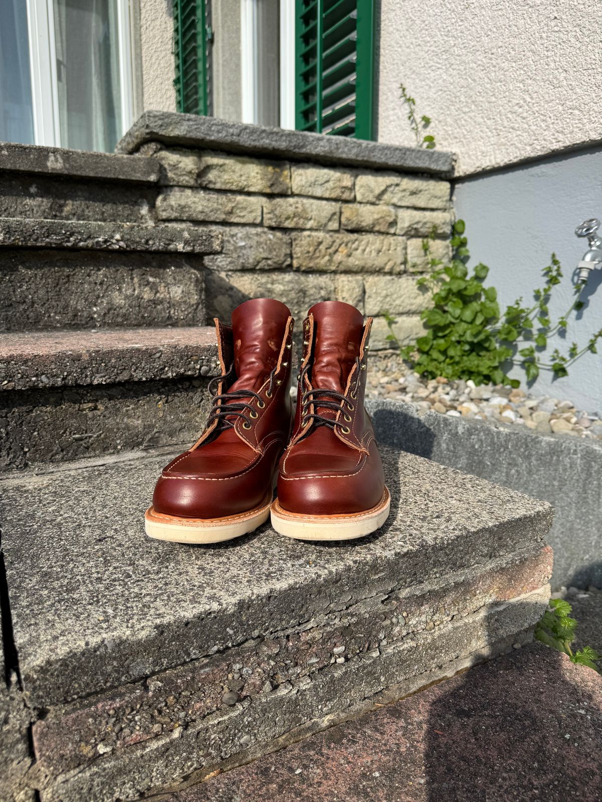 Photo by Hans_Waldmann on April 27, 2025 of the White's Perry 6" Select in Seidel British Tan Double Shot.