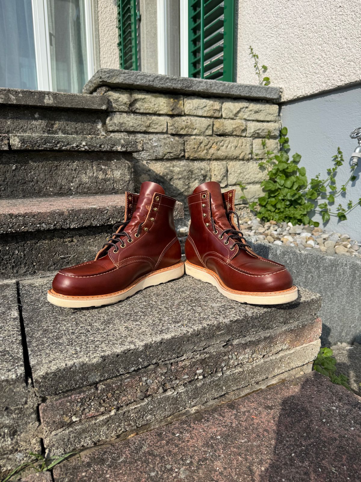 Photo by Hans_Waldmann on April 27, 2025 of the White's Perry 6" Select in Seidel British Tan Double Shot.