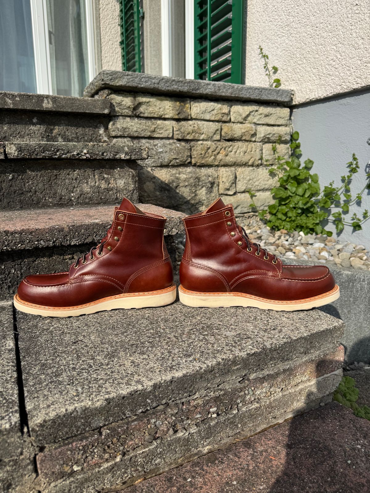 Photo by Hans_Waldmann on April 27, 2025 of the White's Perry 6" Select in Seidel British Tan Double Shot.