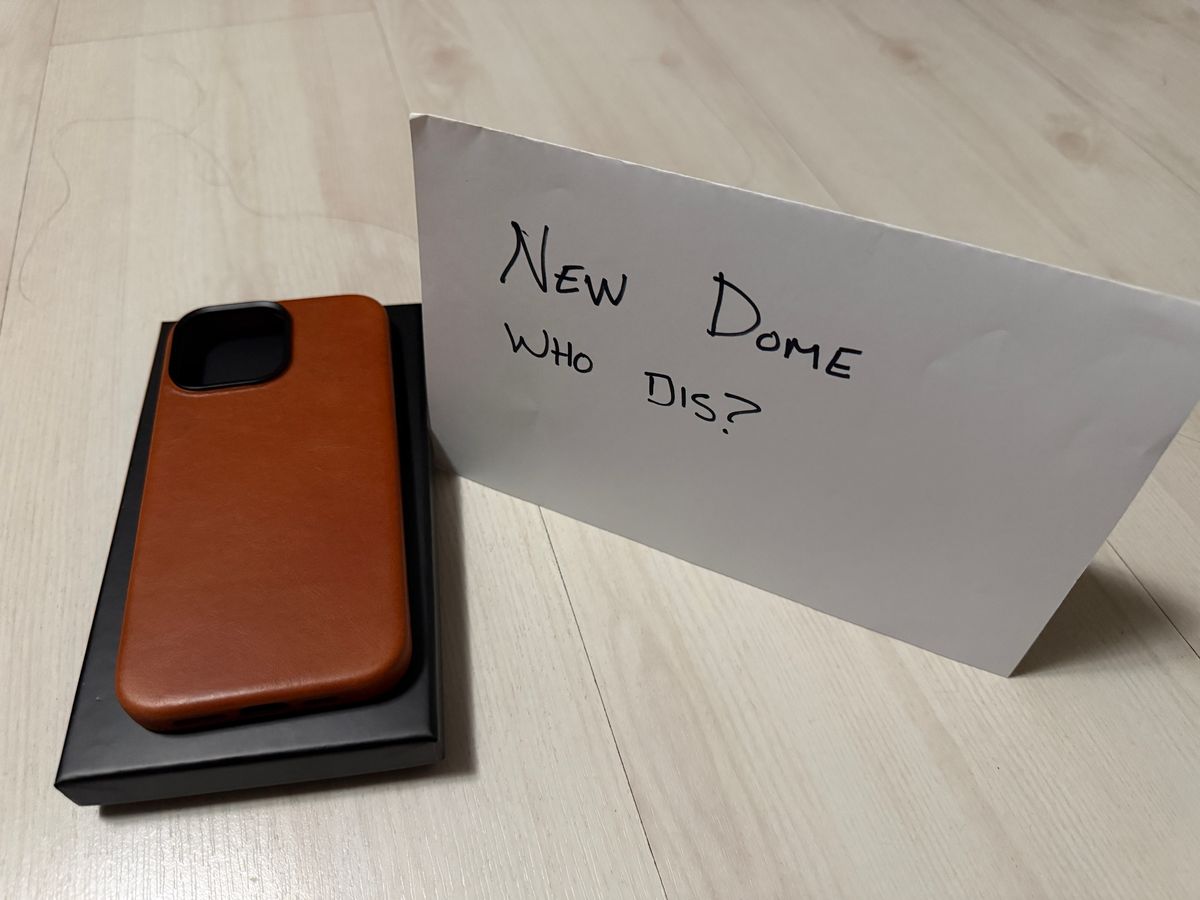 Photo by Civil2010 on October 1, 2025 of the Ryan London iPhone 16 Pro Max Leather Shell in Saddle Brown.