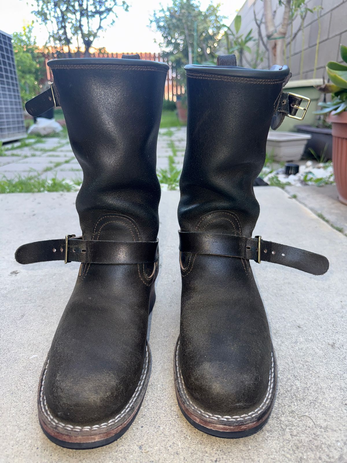 Photo by Civil2010 on February 1, 2026 of the Nicks Brakeman in Horween Greener Pastures Waxed Flesh.