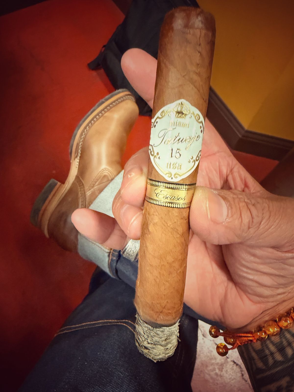 Photo by therealg3173agustin on April 3, 2026 of the Wesco Mister Lou in Natural Chromexcel Cowhide.