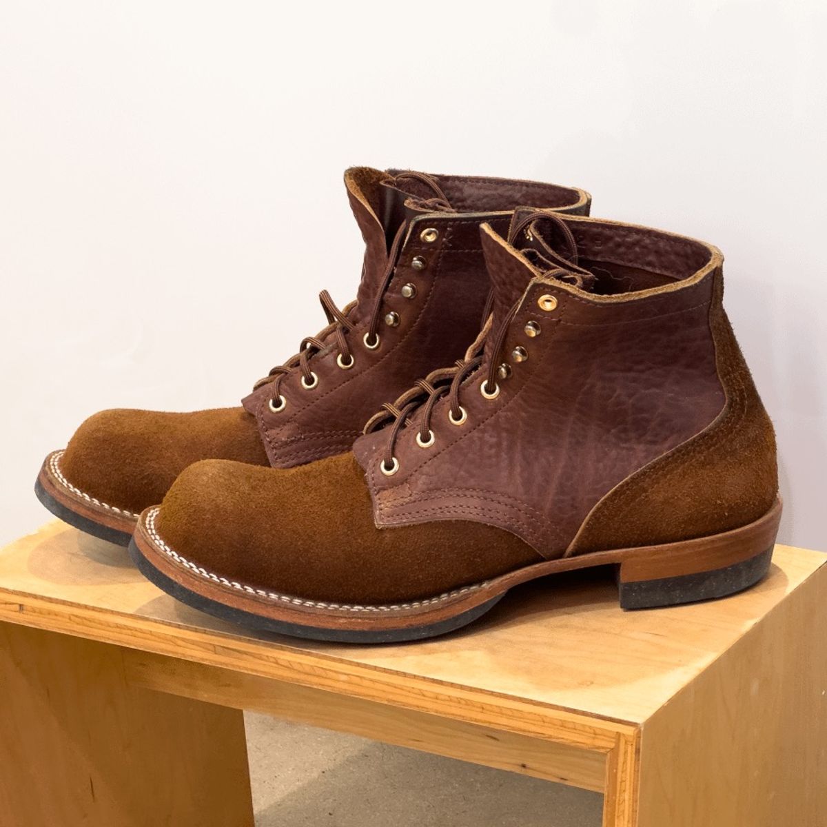 Photo by maxwellllll on March 21, 2026 of the Nicks Prospector in Minotaur Bullhide Brown.