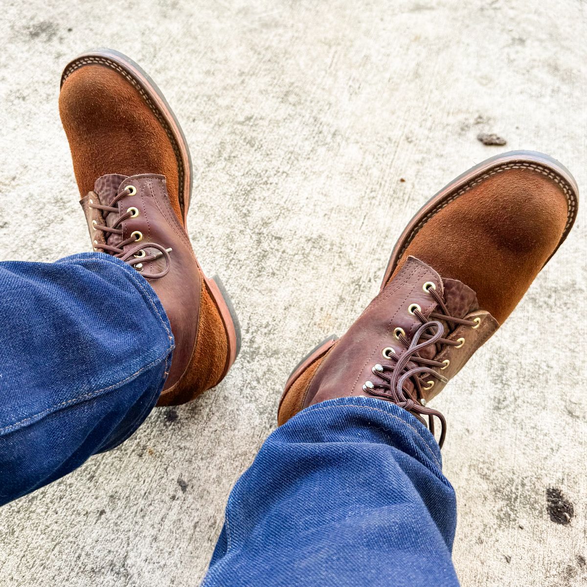 Photo by maxwellllll on March 22, 2026 of the Nicks Prospector in Minotaur Bullhide Brown.