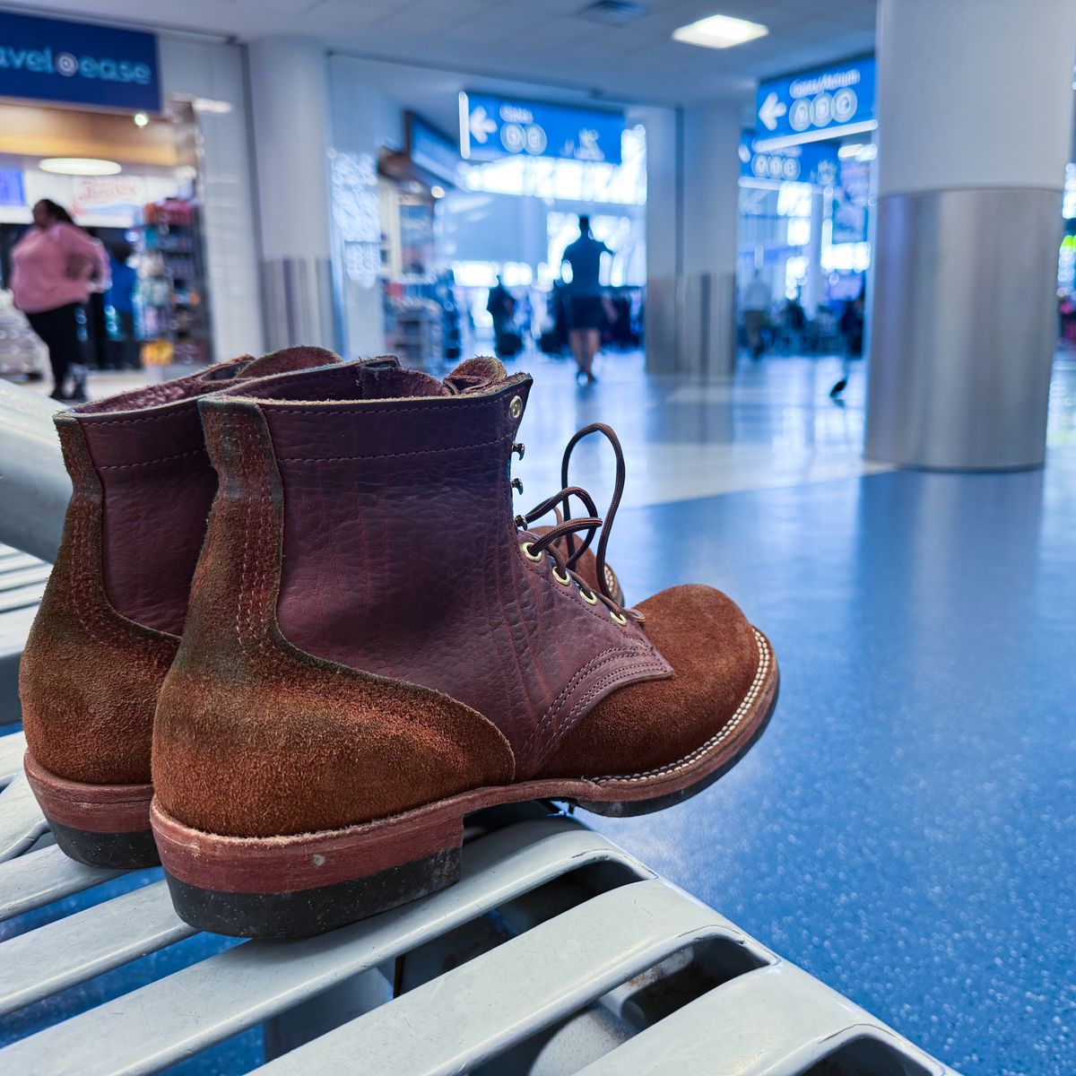 Photo by maxwellllll on April 16, 2026 of the Nicks Prospector in Minotaur Bullhide Brown.