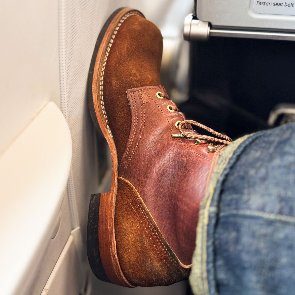 Photo by maxwellllll on April 14, 2026 of the Nicks Prospector in Minotaur Bullhide Brown.