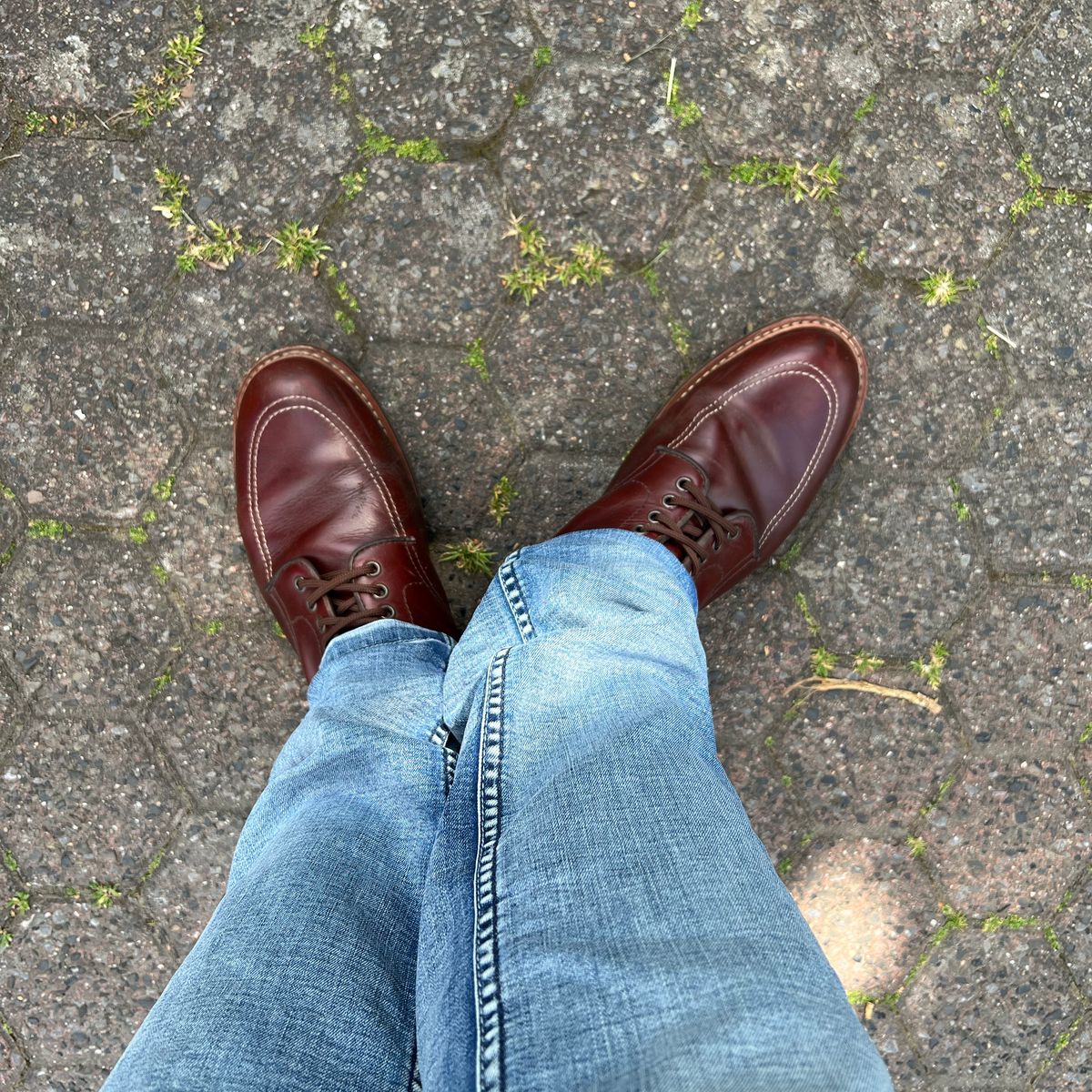 Photo by WhteRbt on May 18, 2024 of the Wested Leather Adventurer Boots in Brown Lambskin.