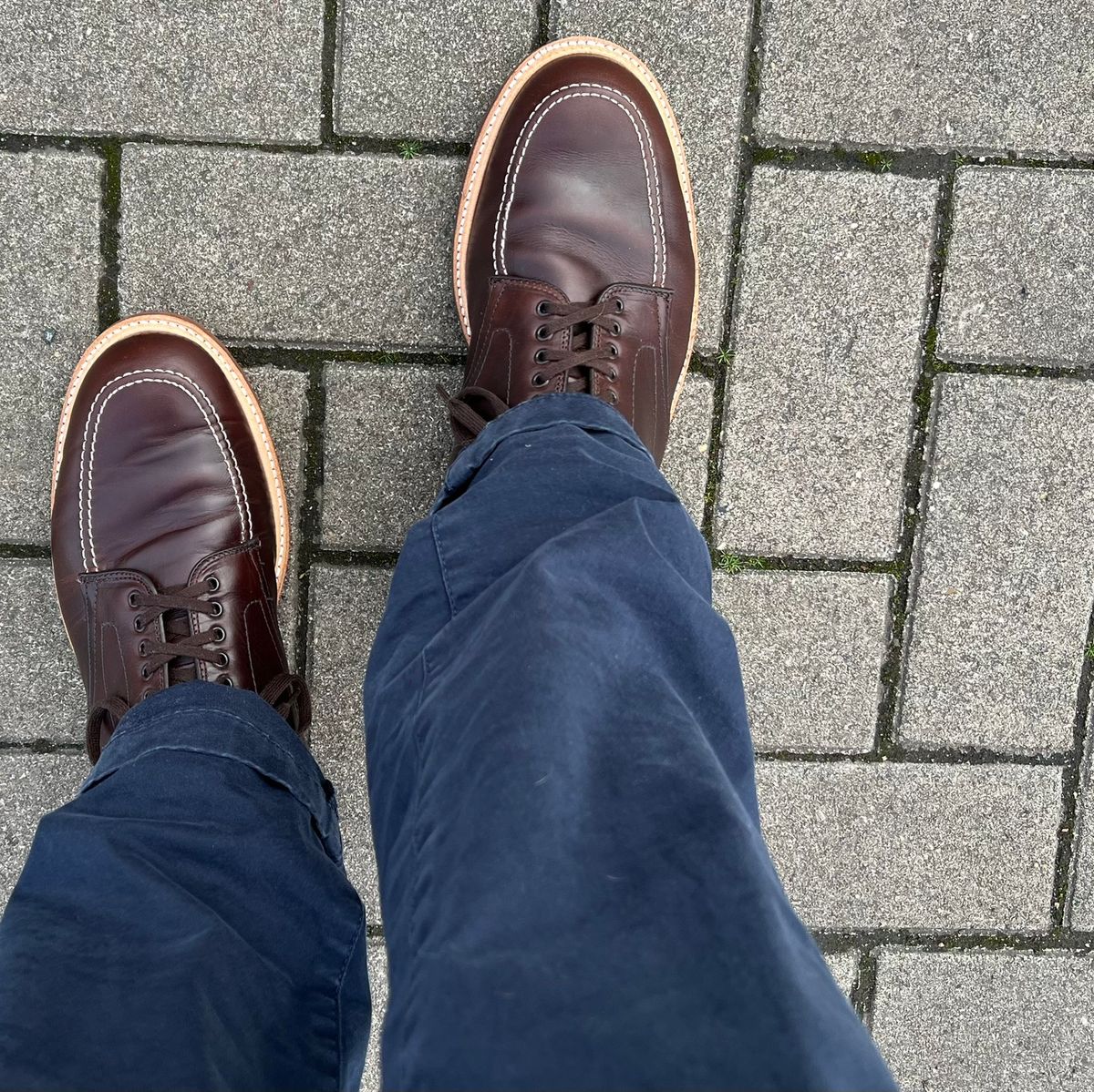 Photo by WhteRbt on March 17, 2024 of the Alden Indy Boot in Horween Brown Chromexcel.
