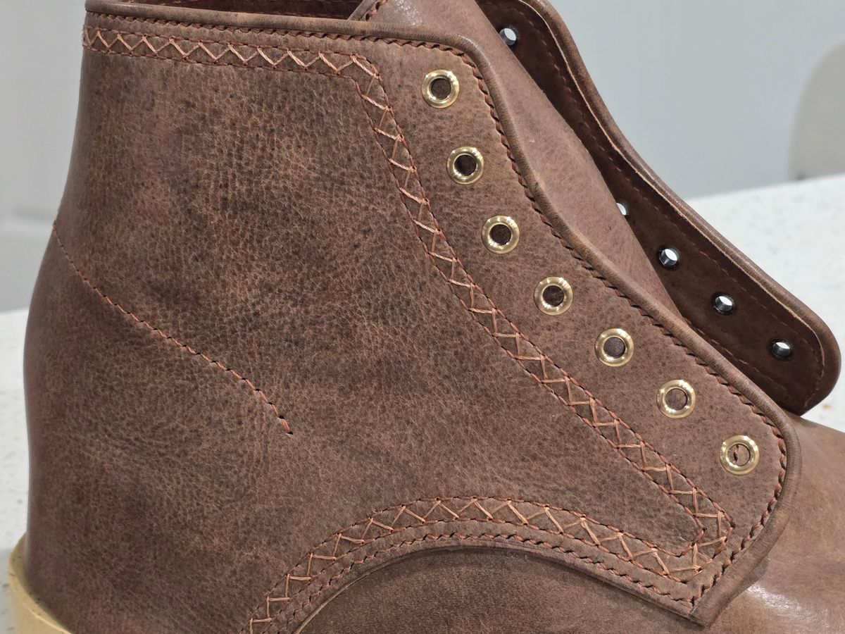Photo by mllcb42 on September 3, 2025 of the Corder & Hide Derby Boot in Badalassi Carlo Machiatto Nemesis.