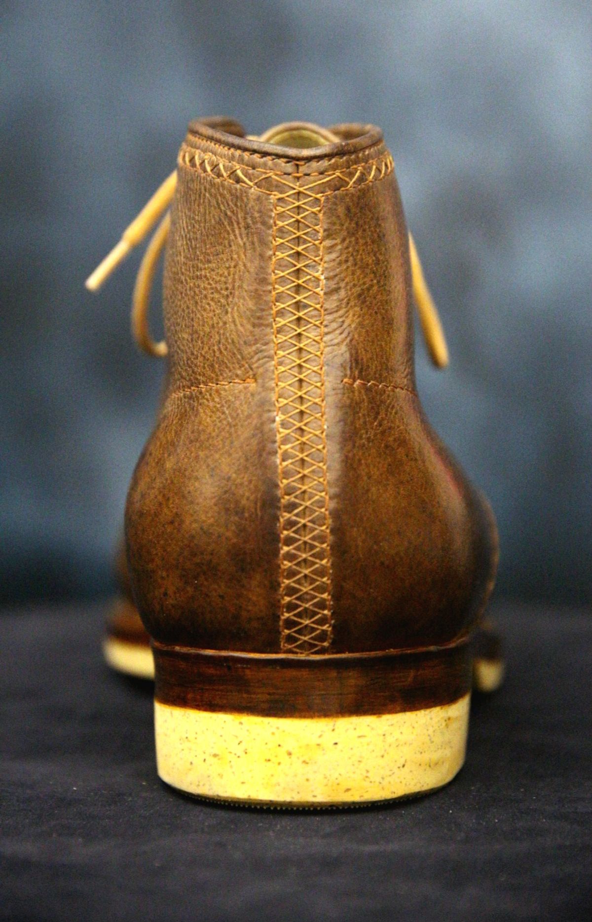 Photo by mllcb42 on September 30, 2025 of the Corder & Hide Derby Boot in Badalassi Carlo Machiatto Nemesis.