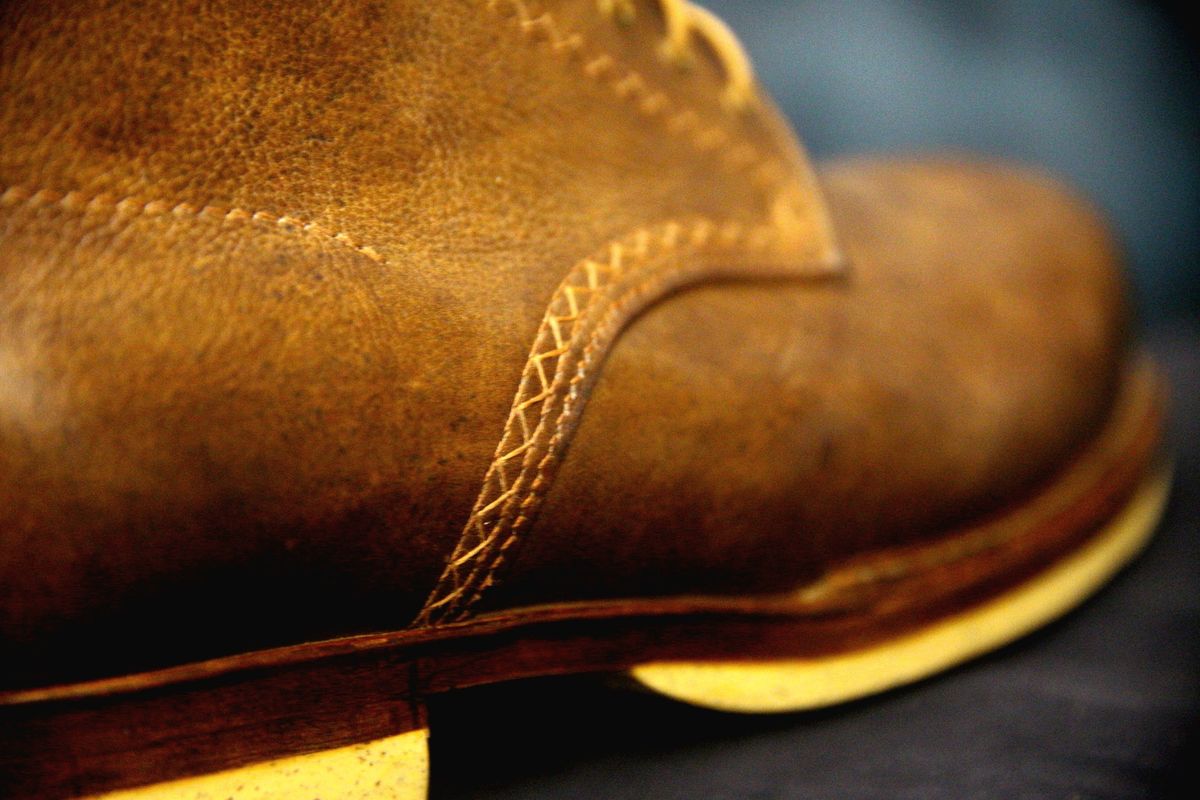 Photo by mllcb42 on September 30, 2025 of the Corder & Hide Derby Boot in Badalassi Carlo Machiatto Nemesis.