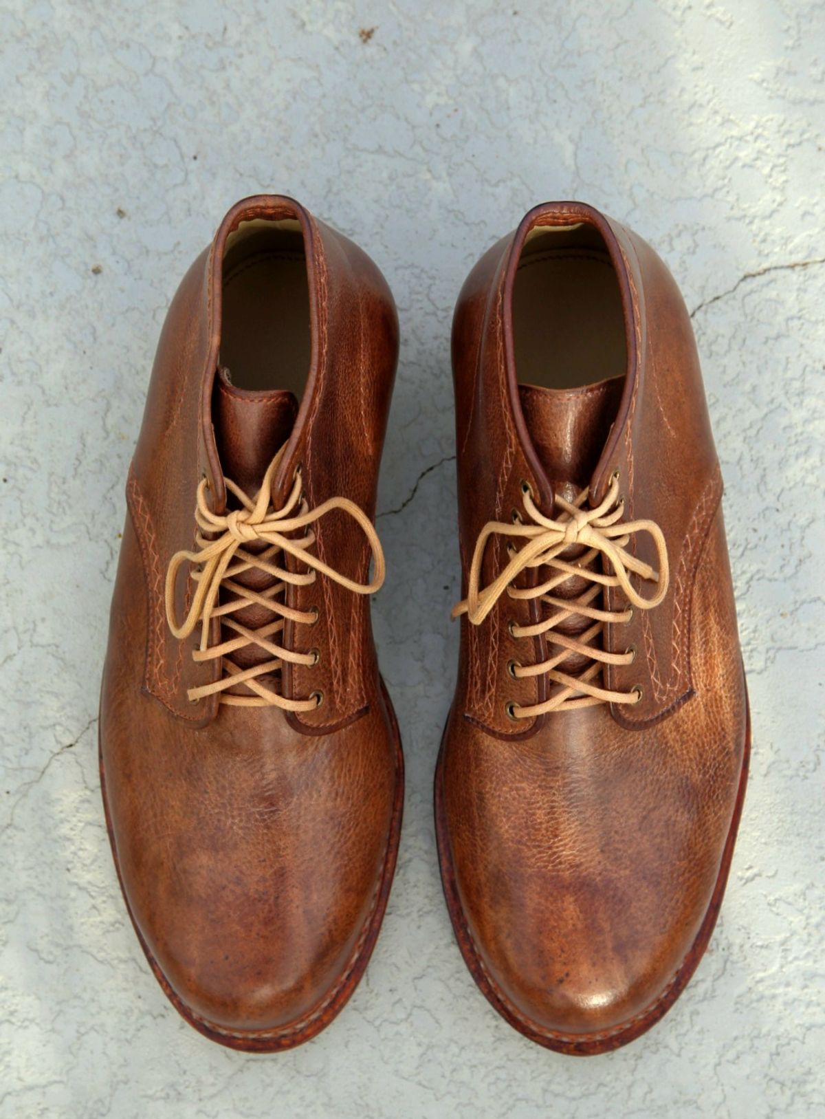 Photo by mllcb42 on September 30, 2025 of the Corder & Hide Derby Boot in Badalassi Carlo Machiatto Nemesis.