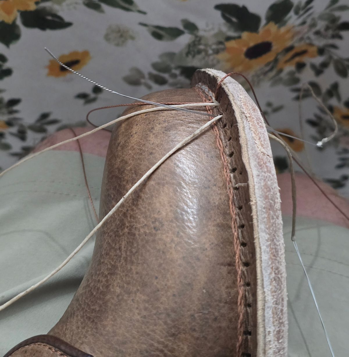 Photo by mllcb42 on September 21, 2025 of the Corder & Hide Derby Boot in Badalassi Carlo Machiatto Nemesis.