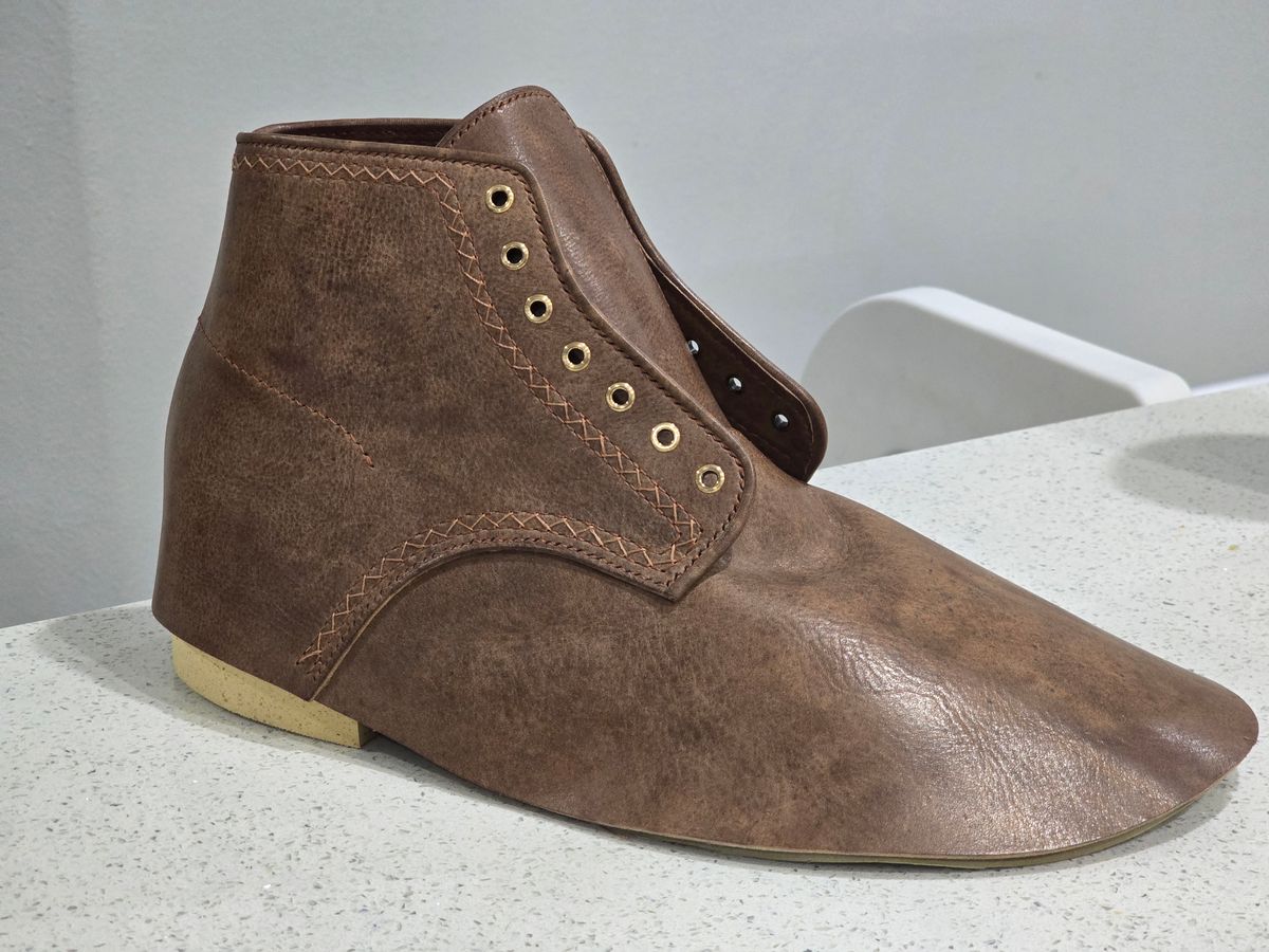Photo by mllcb42 on September 3, 2025 of the Corder & Hide Derby Boot in Badalassi Carlo Machiatto Nemesis.