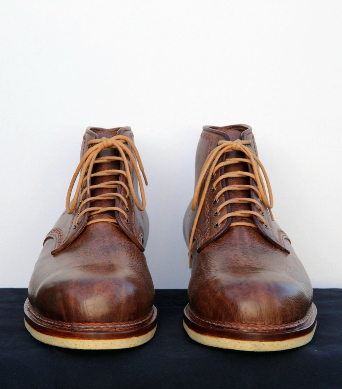 Photo by mllcb42 on October 1, 2025 of the Corder & Hide Derby Boot in Badalassi Carlo Machiatto Nemesis.