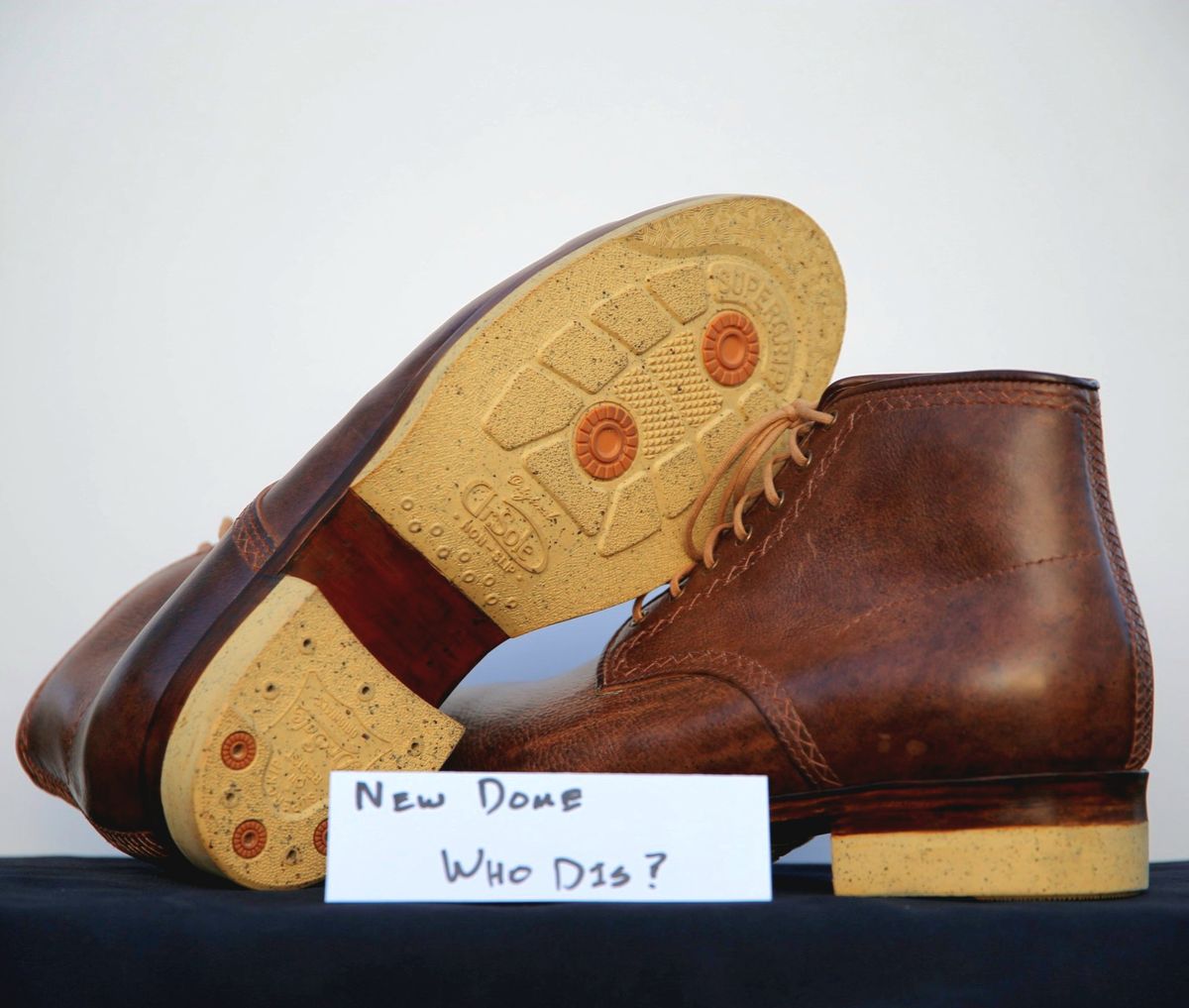 Photo by mllcb42 on October 1, 2025 of the Corder & Hide Derby Boot in Badalassi Carlo Machiatto Nemesis.