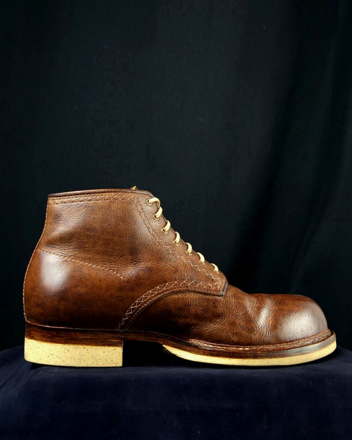 Photo by mllcb42 on November 1, 2025 of the Corder & Hide Derby Boot in Badalassi Carlo Machiatto Nemesis.