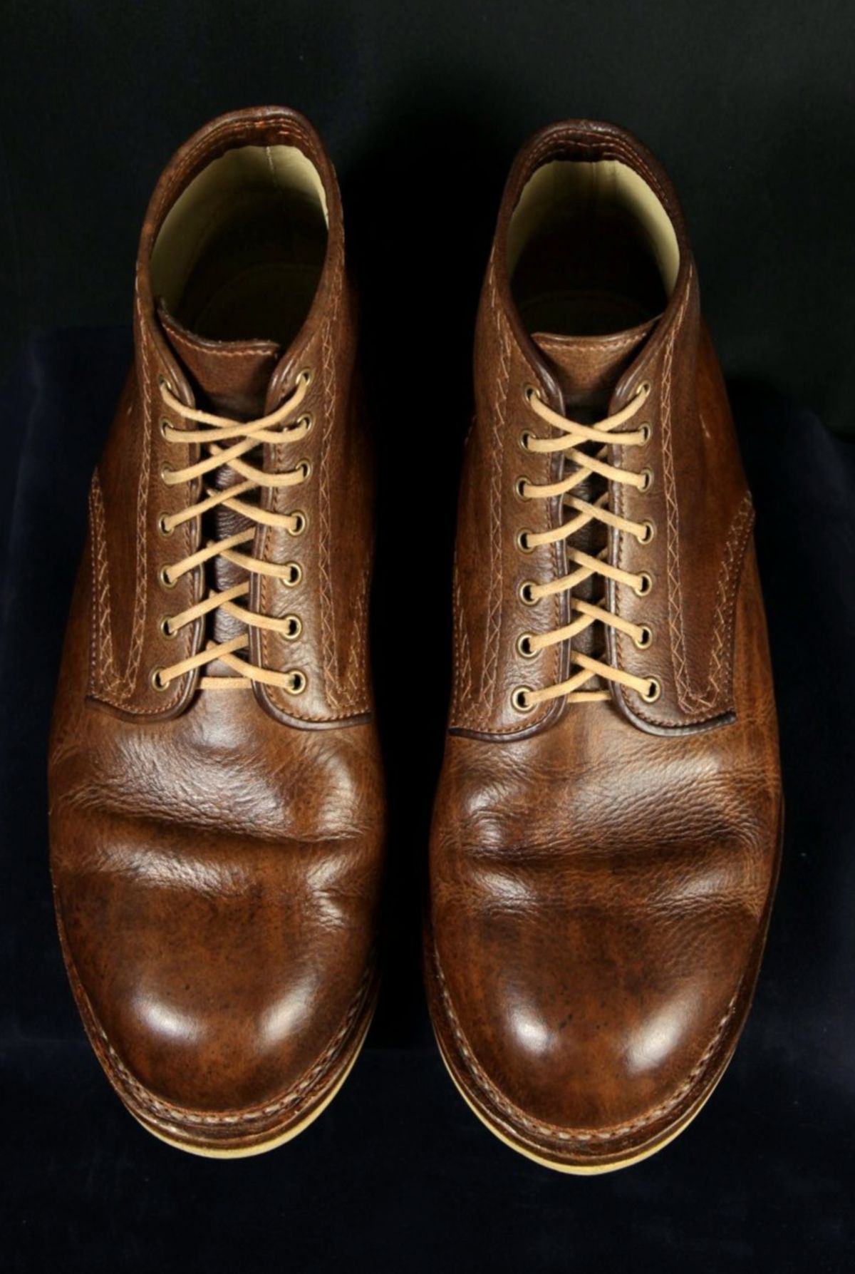 Photo by mllcb42 on November 1, 2025 of the Corder & Hide Derby Boot in Badalassi Carlo Machiatto Nemesis.