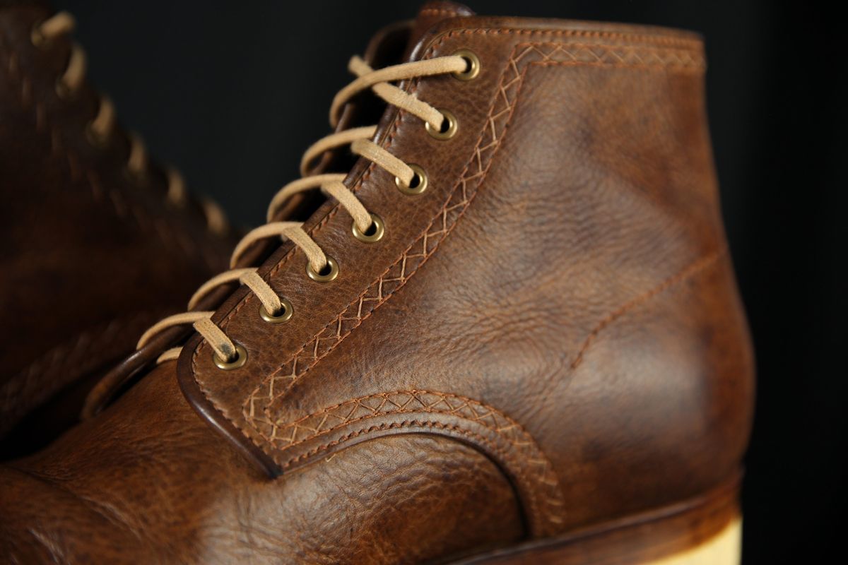 Photo by mllcb42 on November 1, 2025 of the Corder & Hide Derby Boot in Badalassi Carlo Machiatto Nemesis.