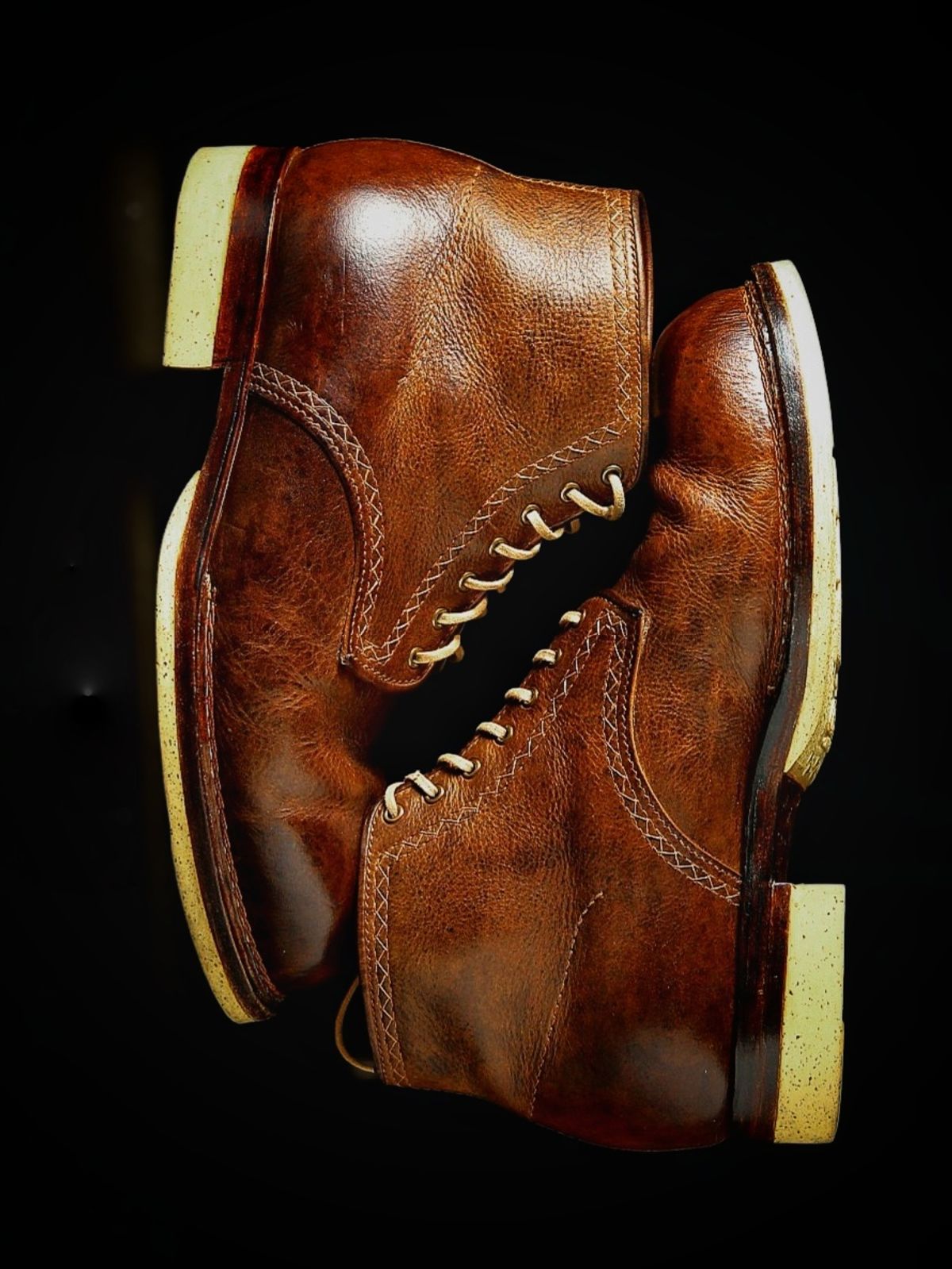 Photo by mllcb42 on December 5, 2025 of the Corder & Hide Derby Boot in Badalassi Carlo Machiatto Nemesis.