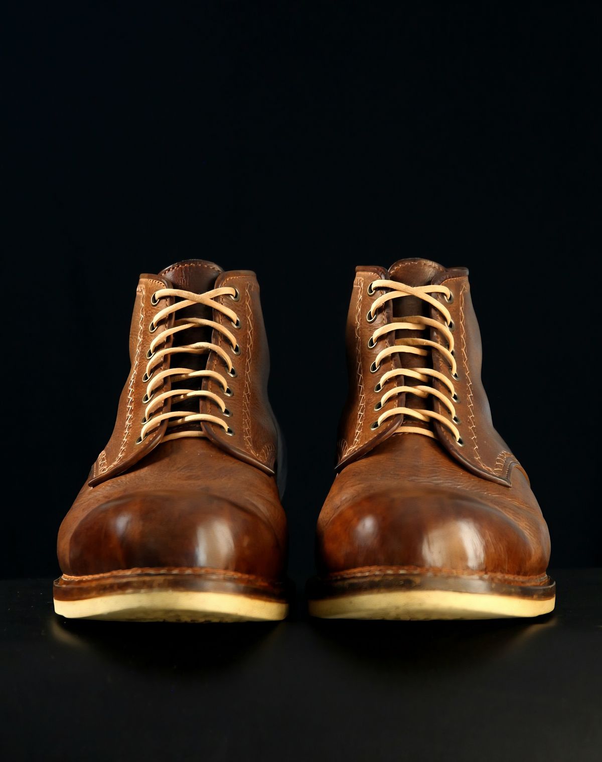 Photo by mllcb42 on January 4, 2026 of the Corder & Hide Derby Boot in Badalassi Carlo Machiatto Nemesis.