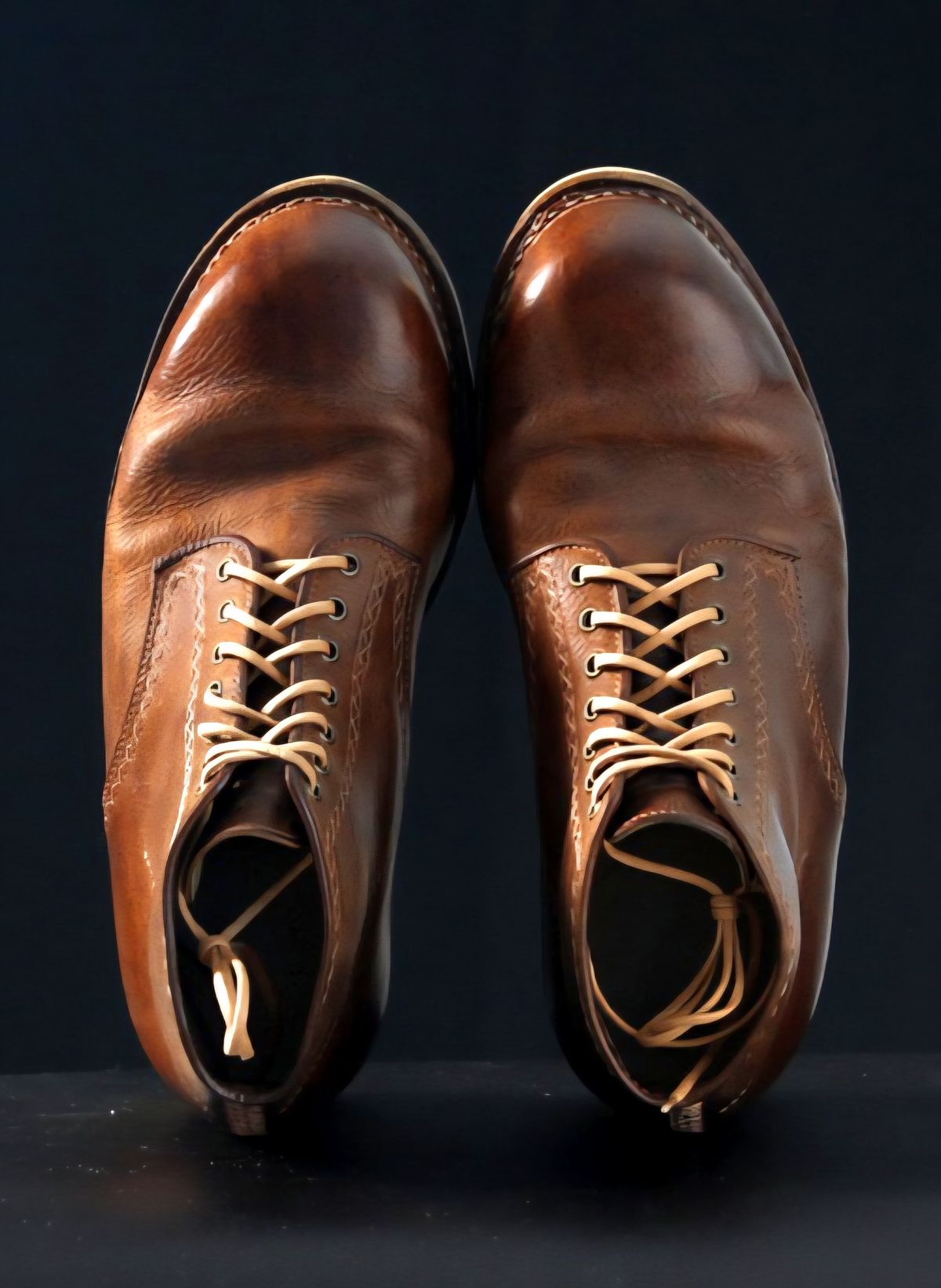 Photo by mllcb42 on January 4, 2026 of the Corder & Hide Derby Boot in Badalassi Carlo Machiatto Nemesis.