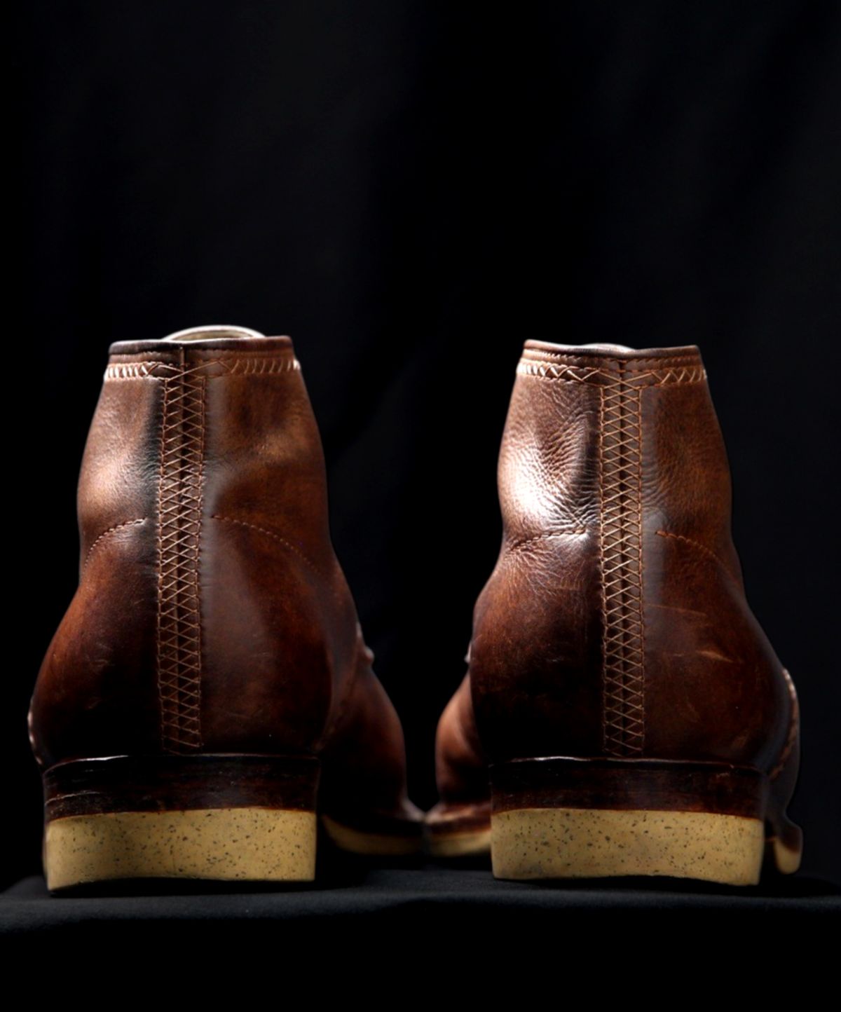 Photo by mllcb42 on February 6, 2026 of the Corder & Hide Derby Boot in Badalassi Carlo Machiatto Nemesis.