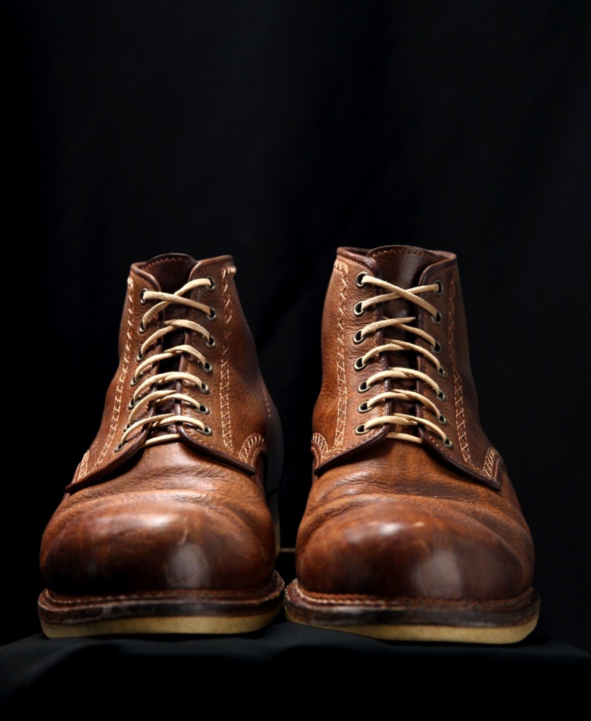 Photo by mllcb42 on February 6, 2026 of the Corder & Hide Derby Boot in Badalassi Carlo Machiatto Nemesis.