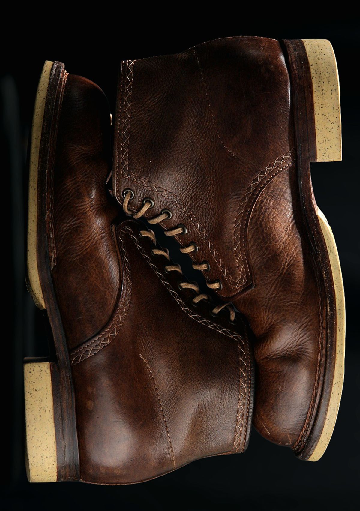 Photo by mllcb42 on February 6, 2026 of the Corder & Hide Derby Boot in Badalassi Carlo Machiatto Nemesis.