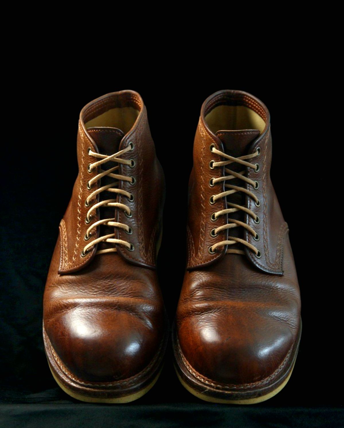 Photo by mllcb42 on March 1, 2026 of the Corder & Hide Derby Boot in Badalassi Carlo Machiatto Nemesis.