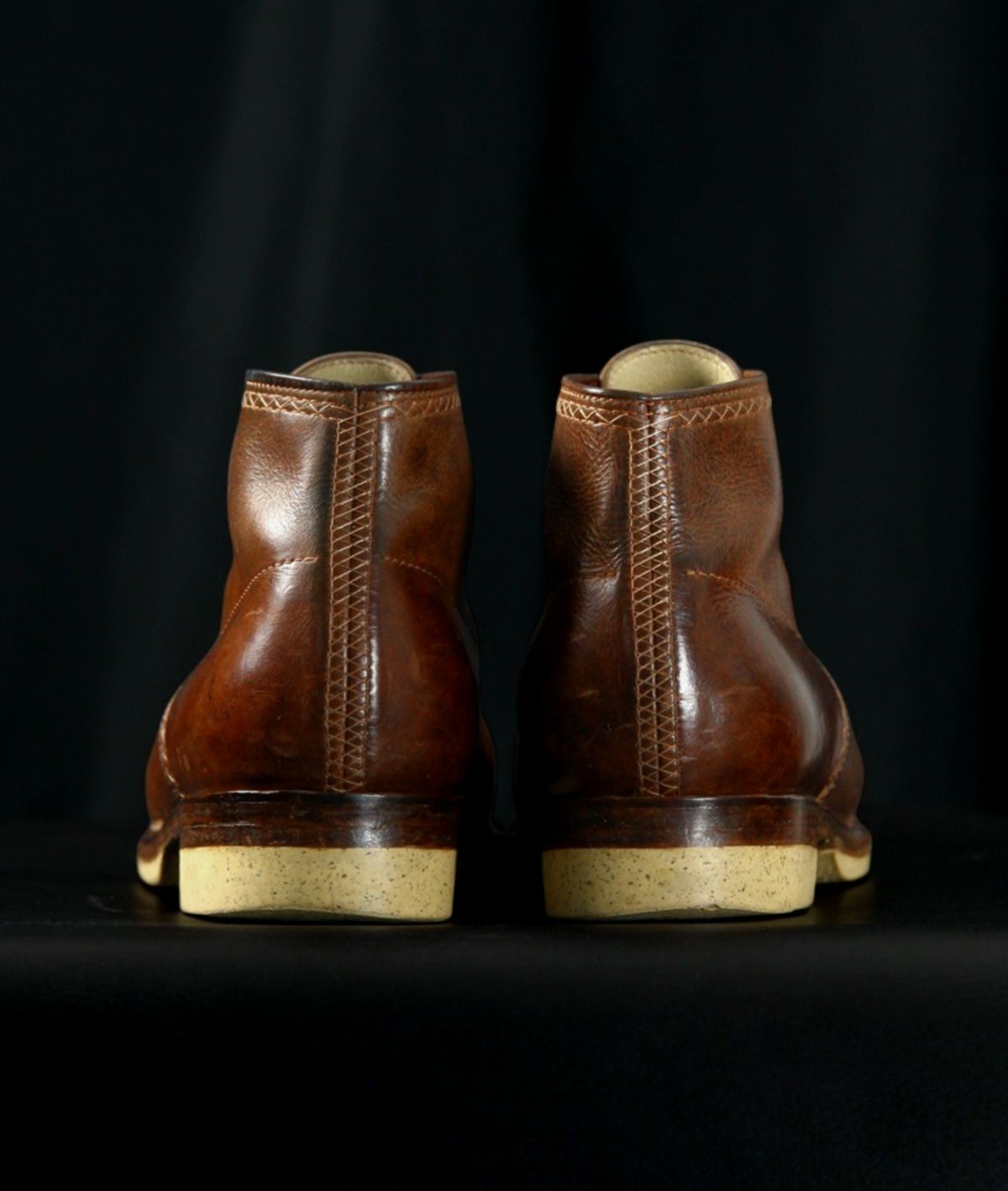 Photo by mllcb42 on April 5, 2026 of the Corder & Hide Derby Boot in Badalassi Carlo Machiatto Nemesis.