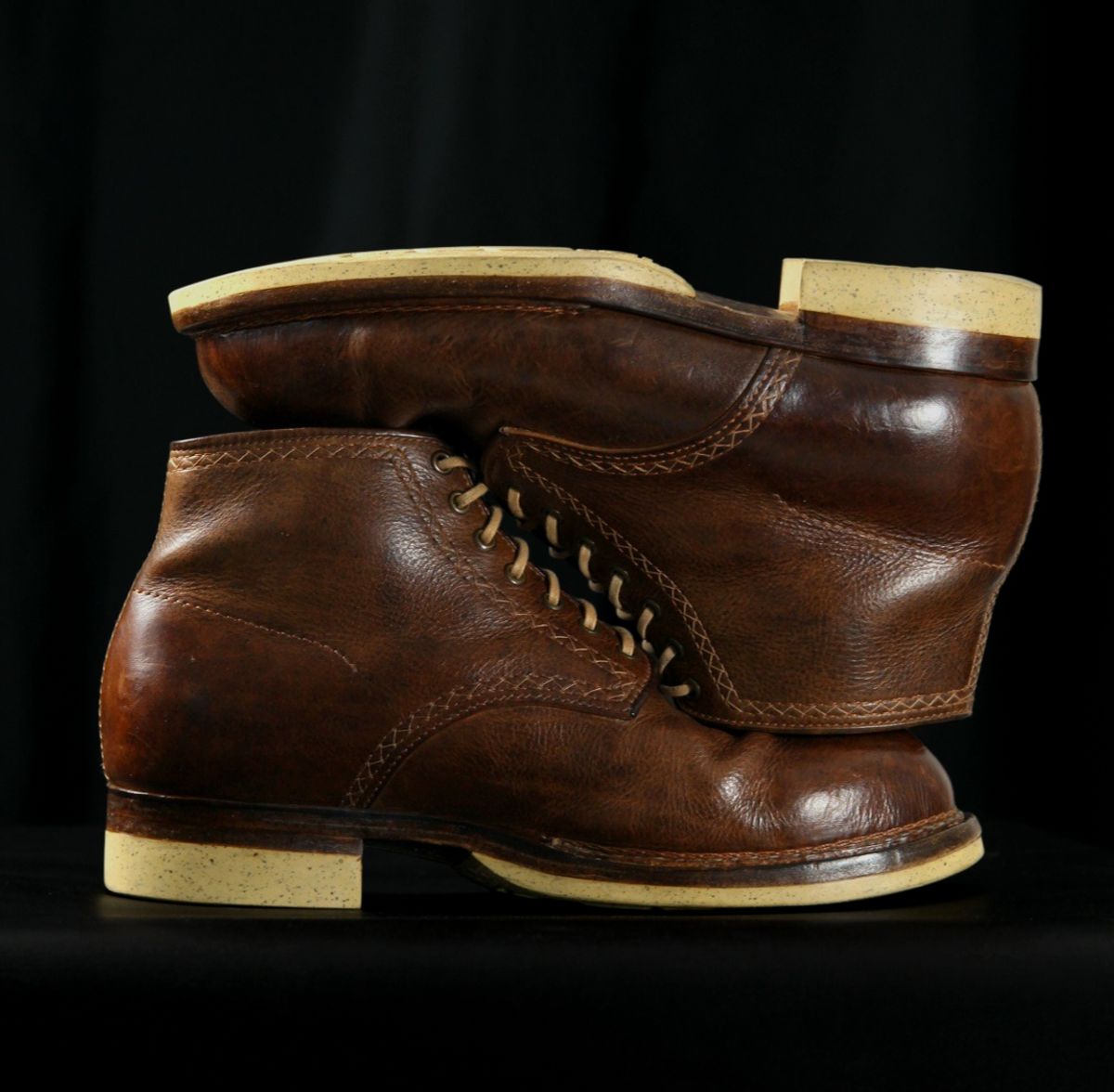 Photo by mllcb42 on April 5, 2026 of the Corder & Hide Derby Boot in Badalassi Carlo Machiatto Nemesis.