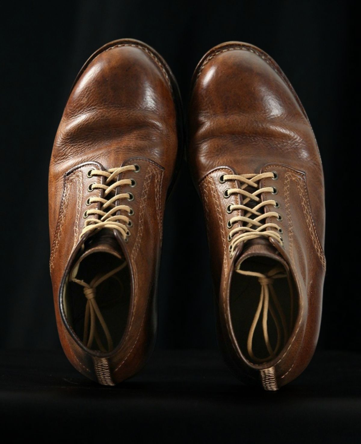 Photo by mllcb42 on April 5, 2026 of the Corder & Hide Derby Boot in Badalassi Carlo Machiatto Nemesis.