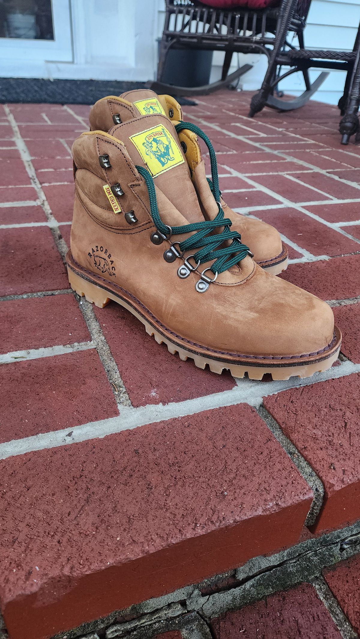 Photo by Oddbird on February 20, 2026 of the Jim Green Razorback in Fudge Crazy Horse.