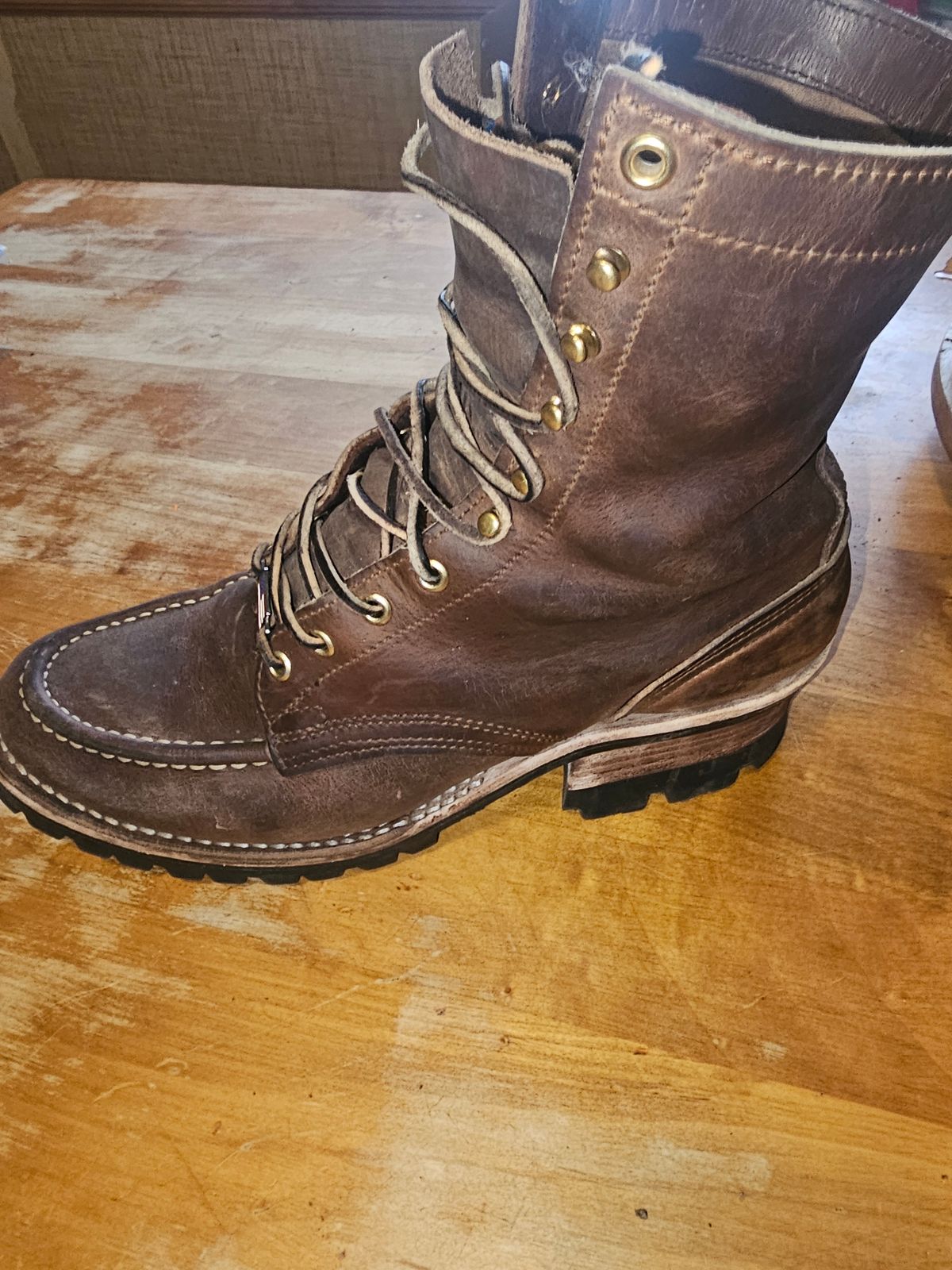 Photo by Mel1873 on February 14, 2026 of the Nicks Moc Toe in Predator Natural.