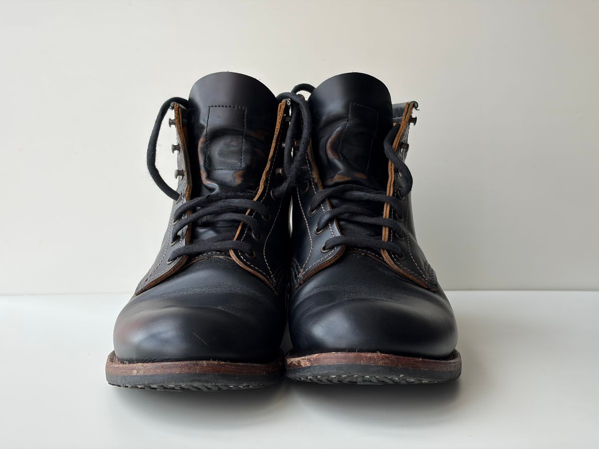 Photo by hakimalias on April 5, 2026 of the Red Wing Beckman Flatbox in S.B. Foot Black Klondike.