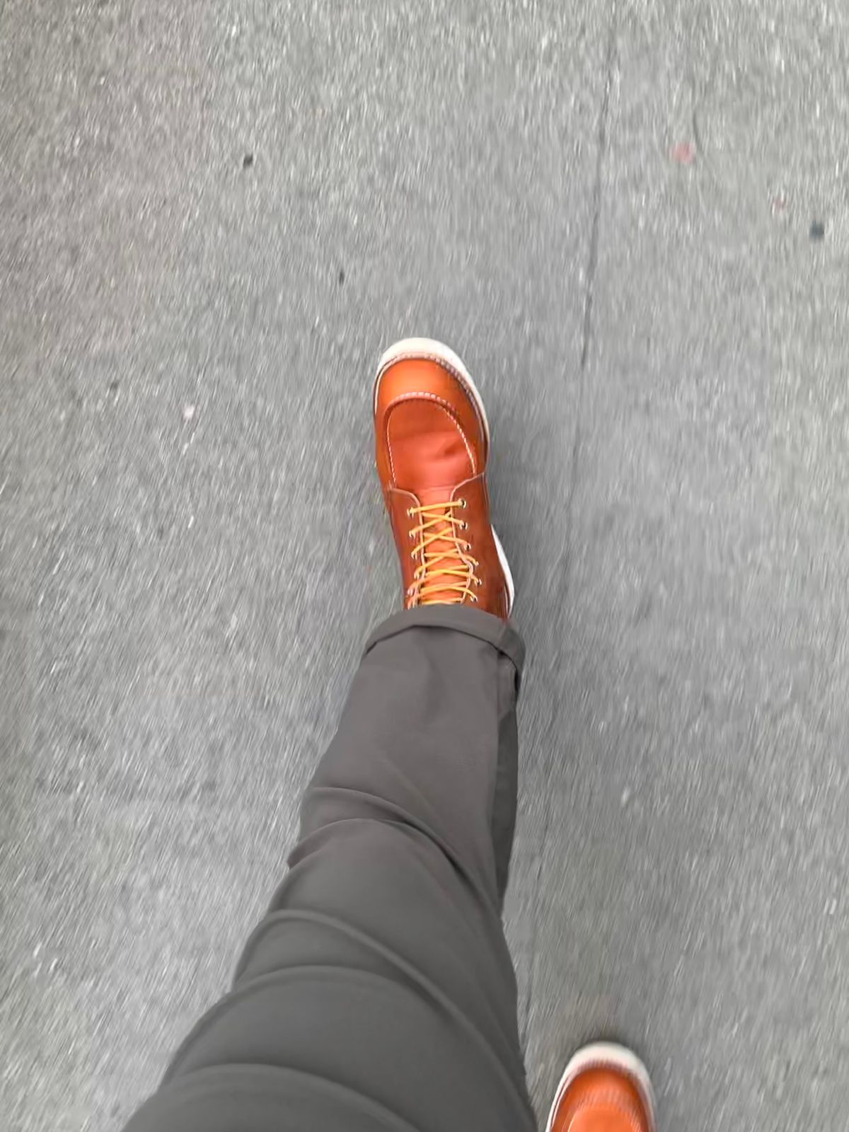 Photo by sjboots on December 21, 2023 of the Red Wing 8-Inch Classic Moc in S.B. Foot Oro Legacy.