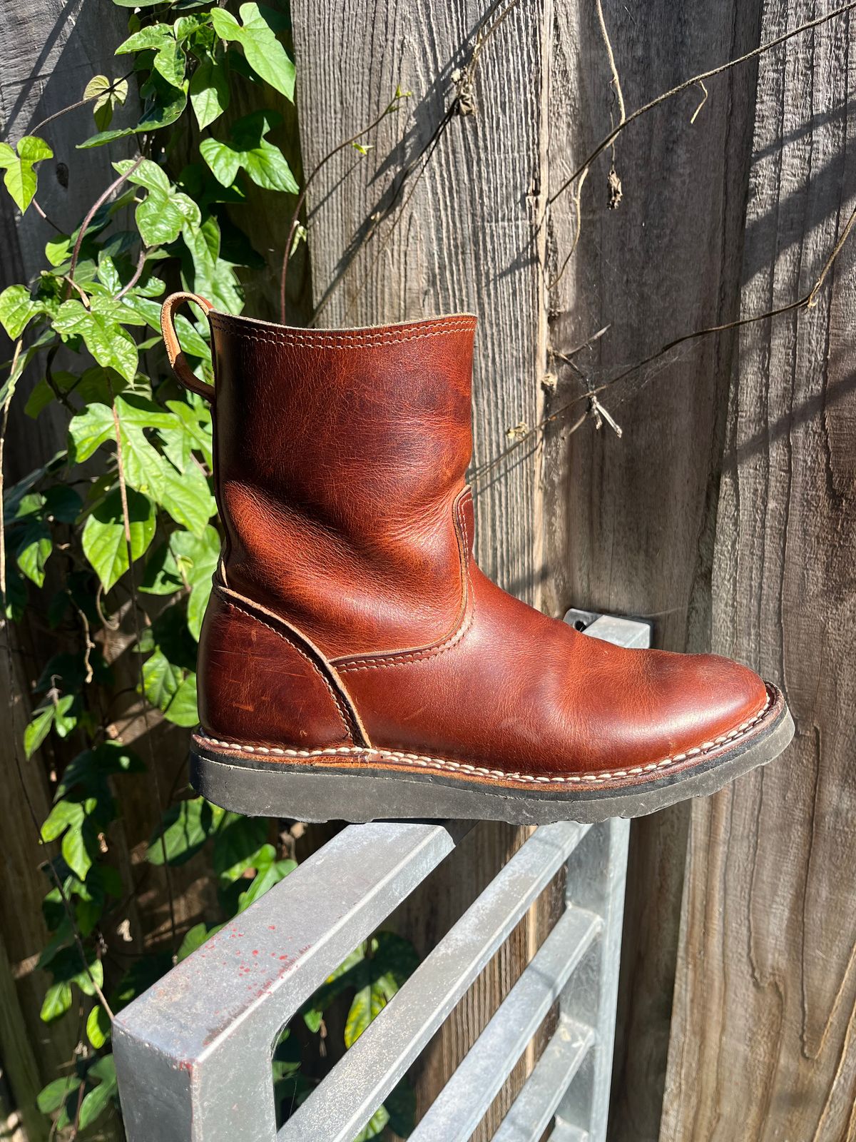 Photo by tomsbarkingdogs on February 5, 2026 of the Nicks Wellington 365 in Italian Brown Cypress.