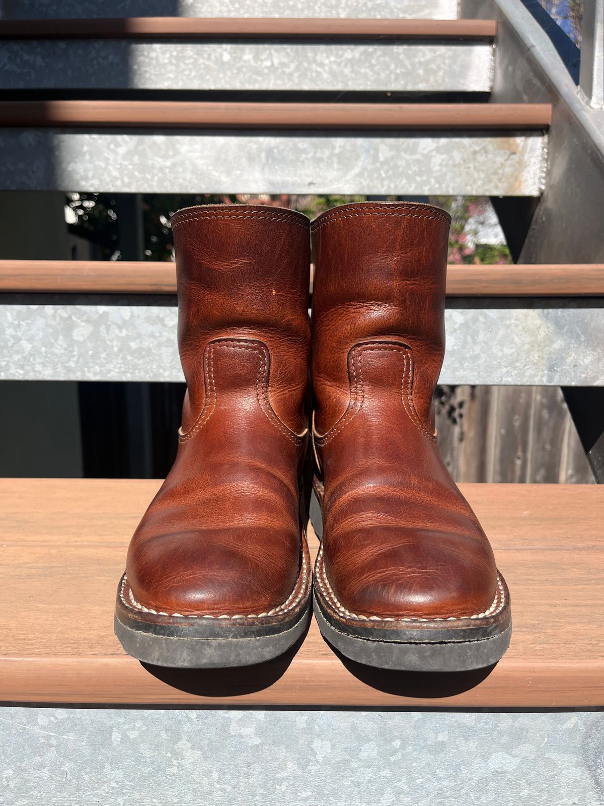 Photo by tomsbarkingdogs on March 4, 2026 of the Nicks Wellington 365 in Italian Brown Cypress.