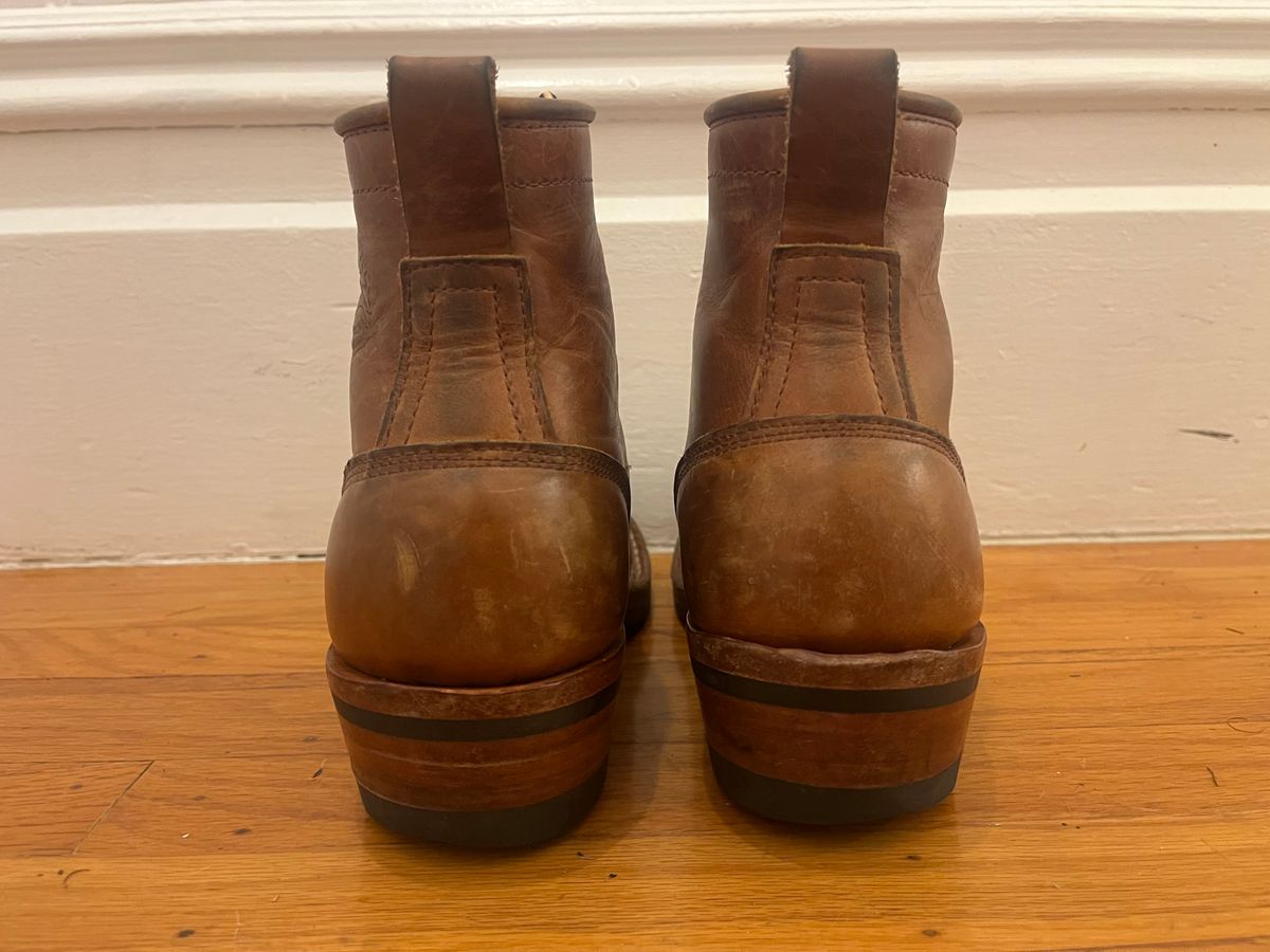 Photo by tomsbarkingdogs on January 6, 2026 of the Frank's Boots Wilshire in Law Tanning Whiskey Rebellion.