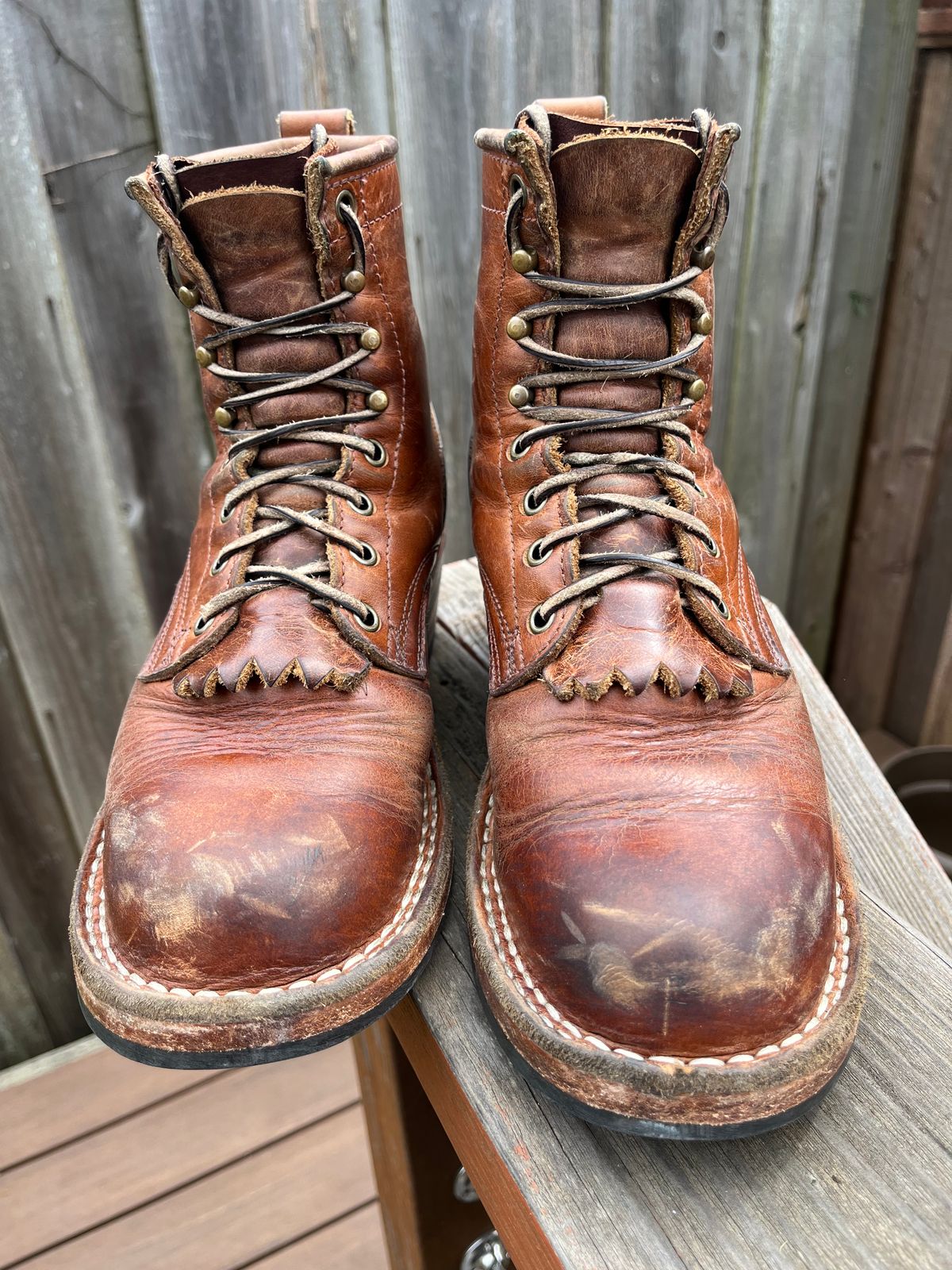 Photo by tomsbarkingdogs on March 30, 2026 of the Frank's Boots Wilshire in Law Tanning Whiskey Rebellion.