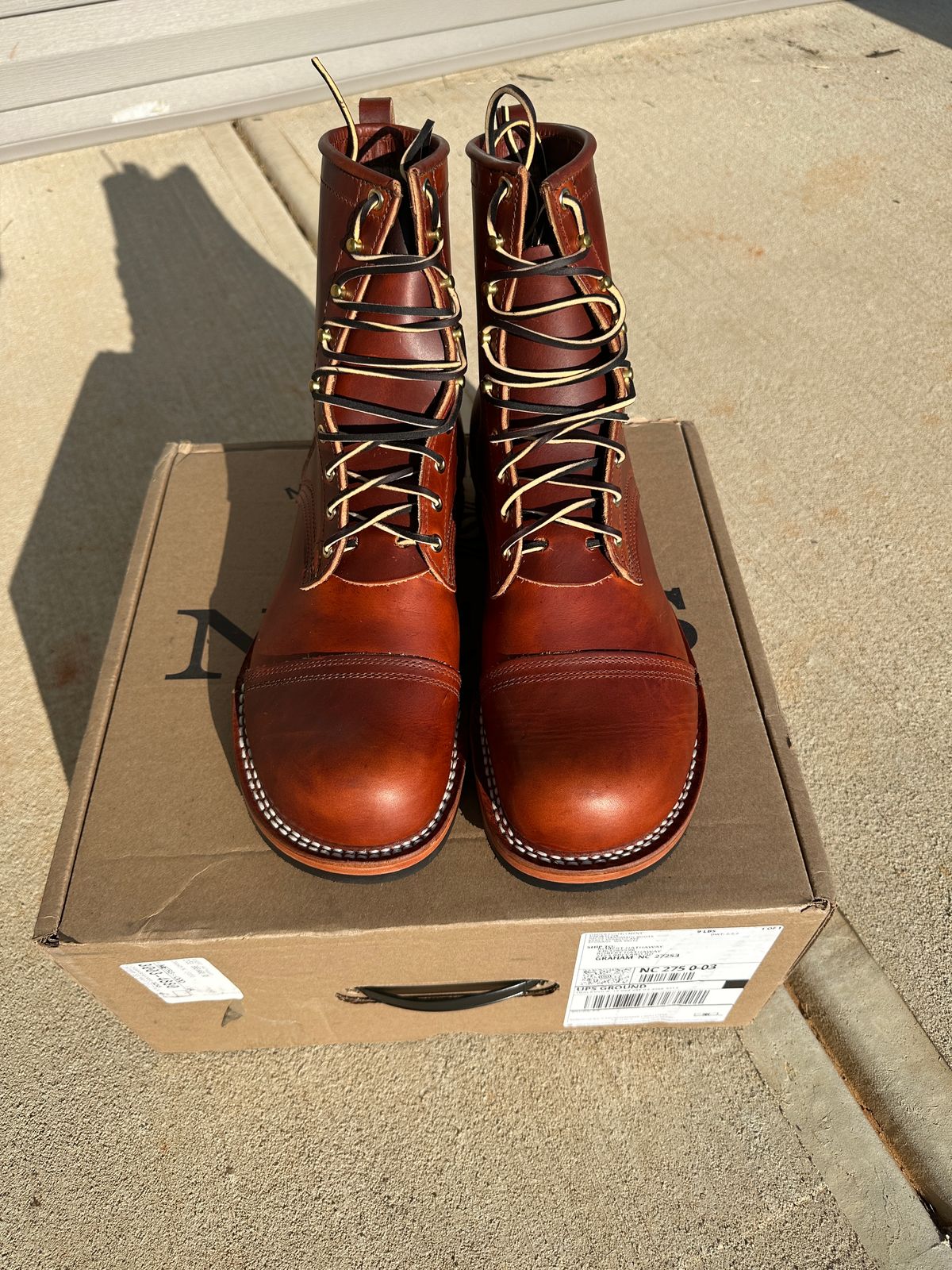 Photo by rnhathaway on October 3, 2024 of the Nicks MTO in Wickett & Craig Tan Oiled Latigo.