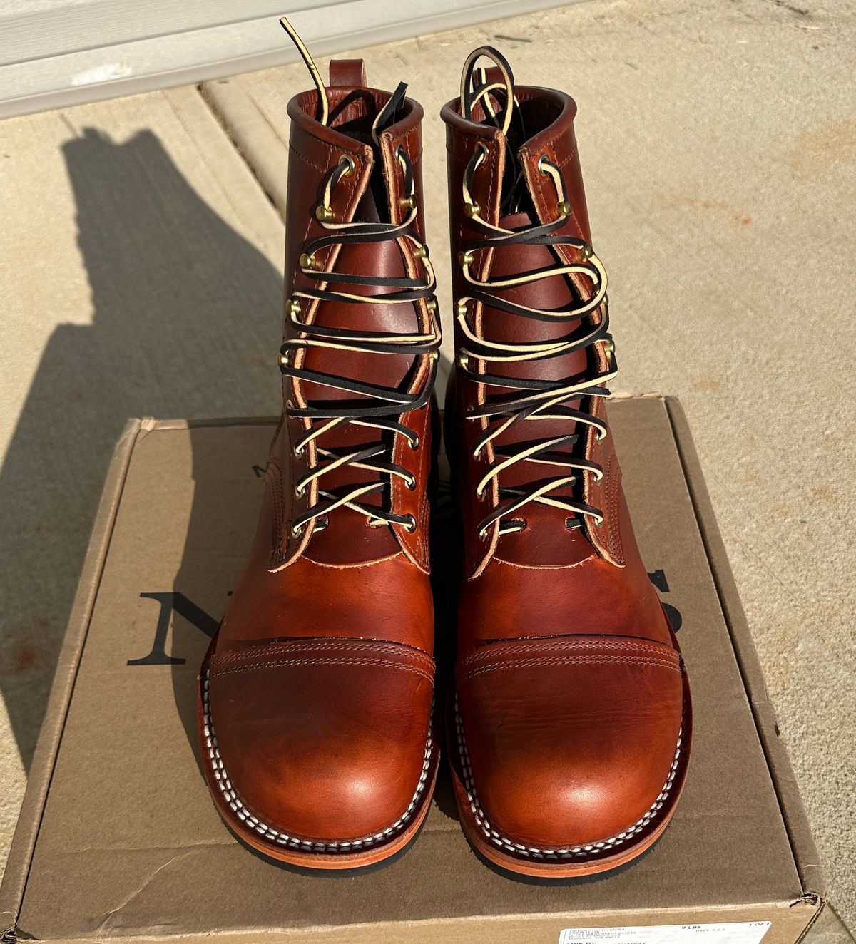 Photo by rnhathaway on October 3, 2024 of the Nicks MTO in Wickett & Craig Tan Oiled Latigo.